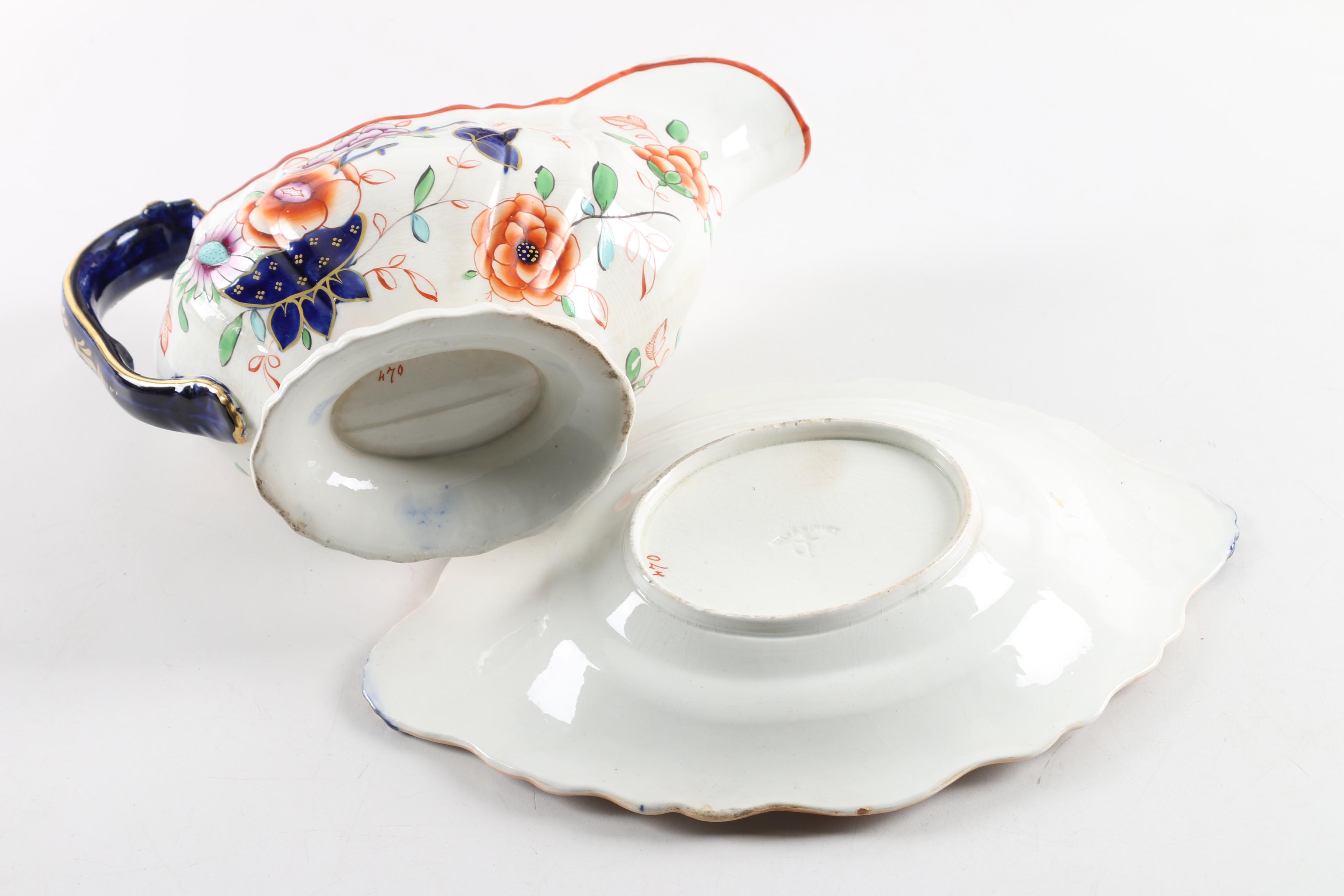 Antique Davenport and Mason Patent Ironstone