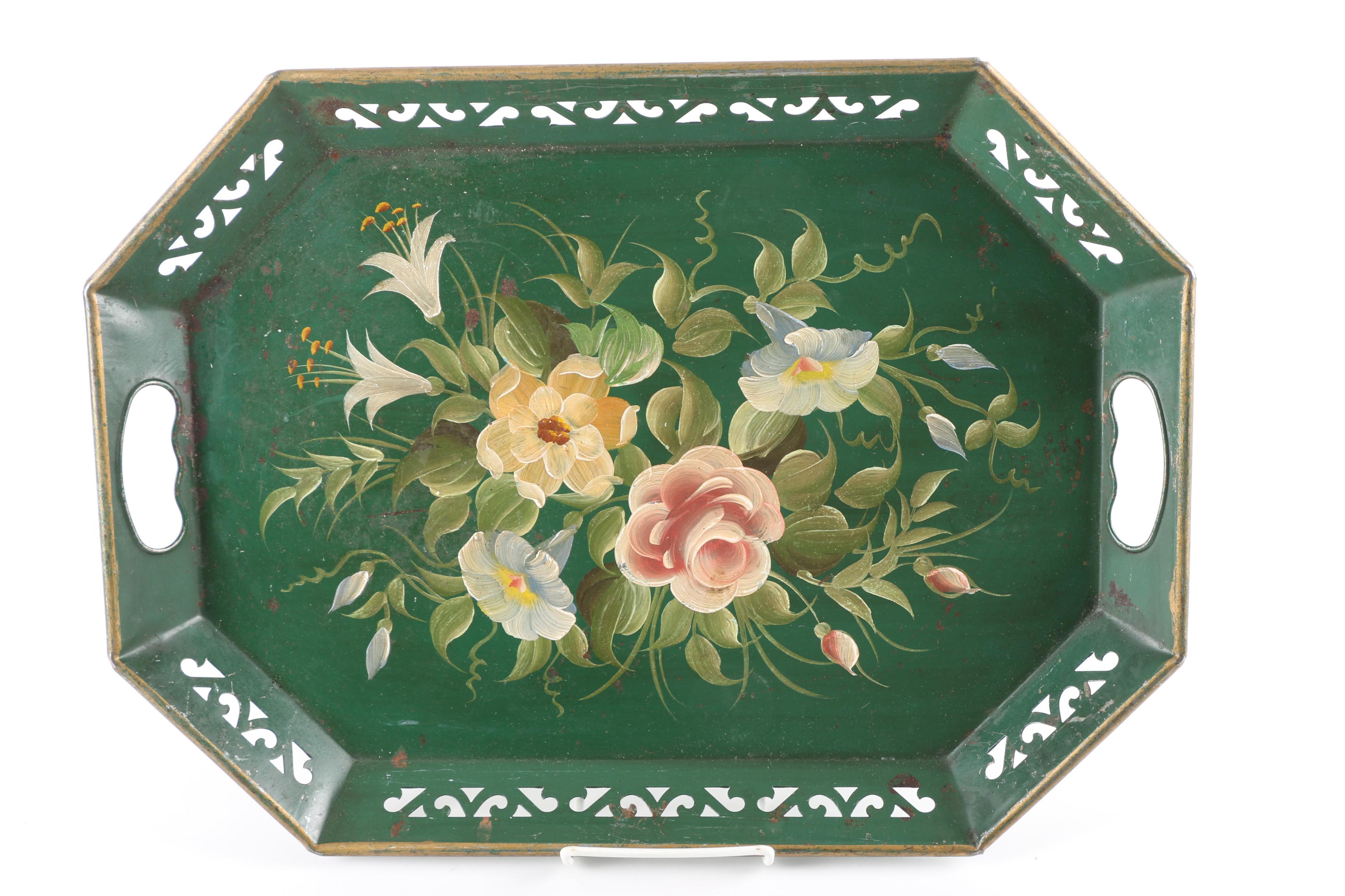 Vintage Toleware Trays