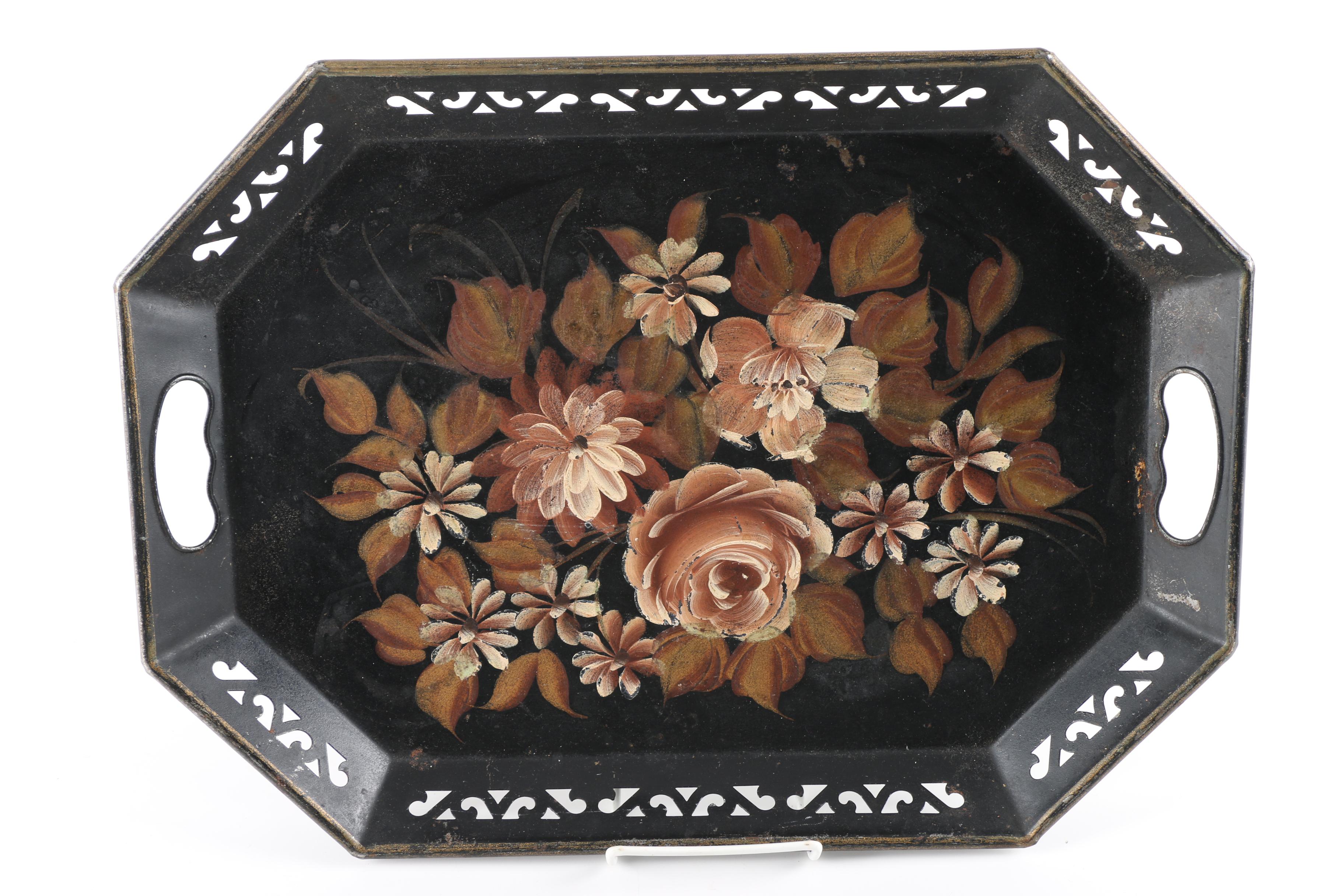 Vintage Toleware Trays