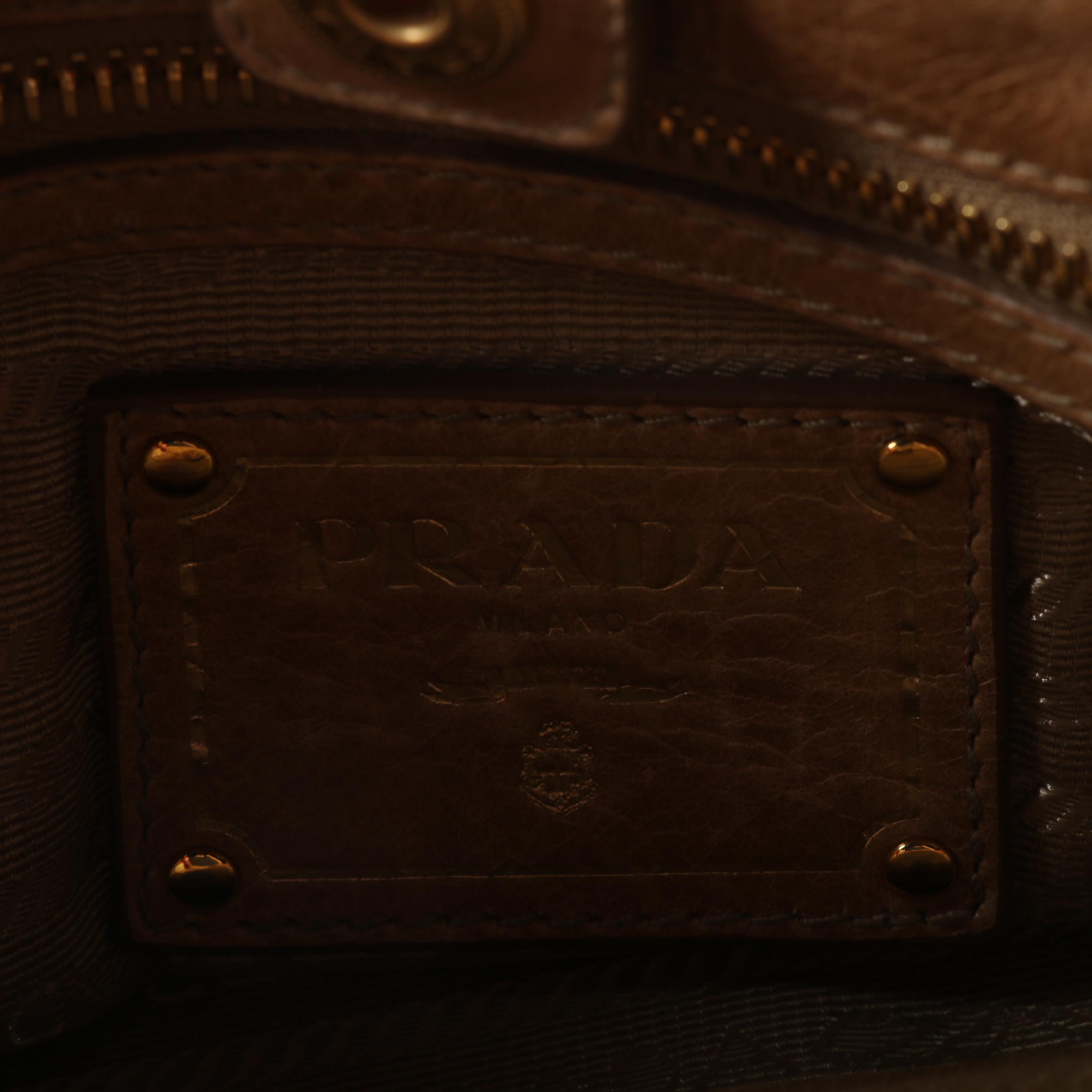 Prada Milano Tan Leather Handbag