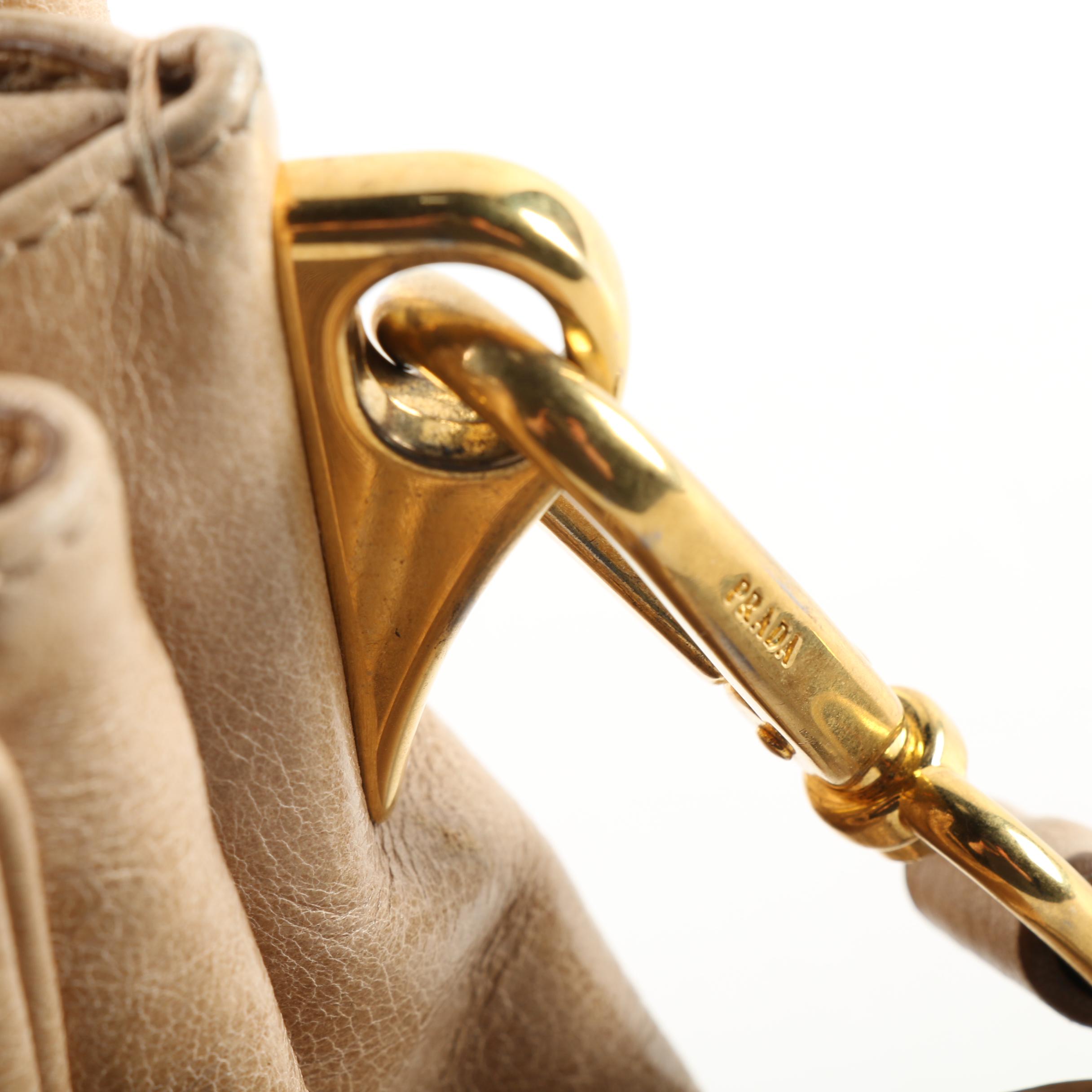 Prada Milano Tan Leather Handbag