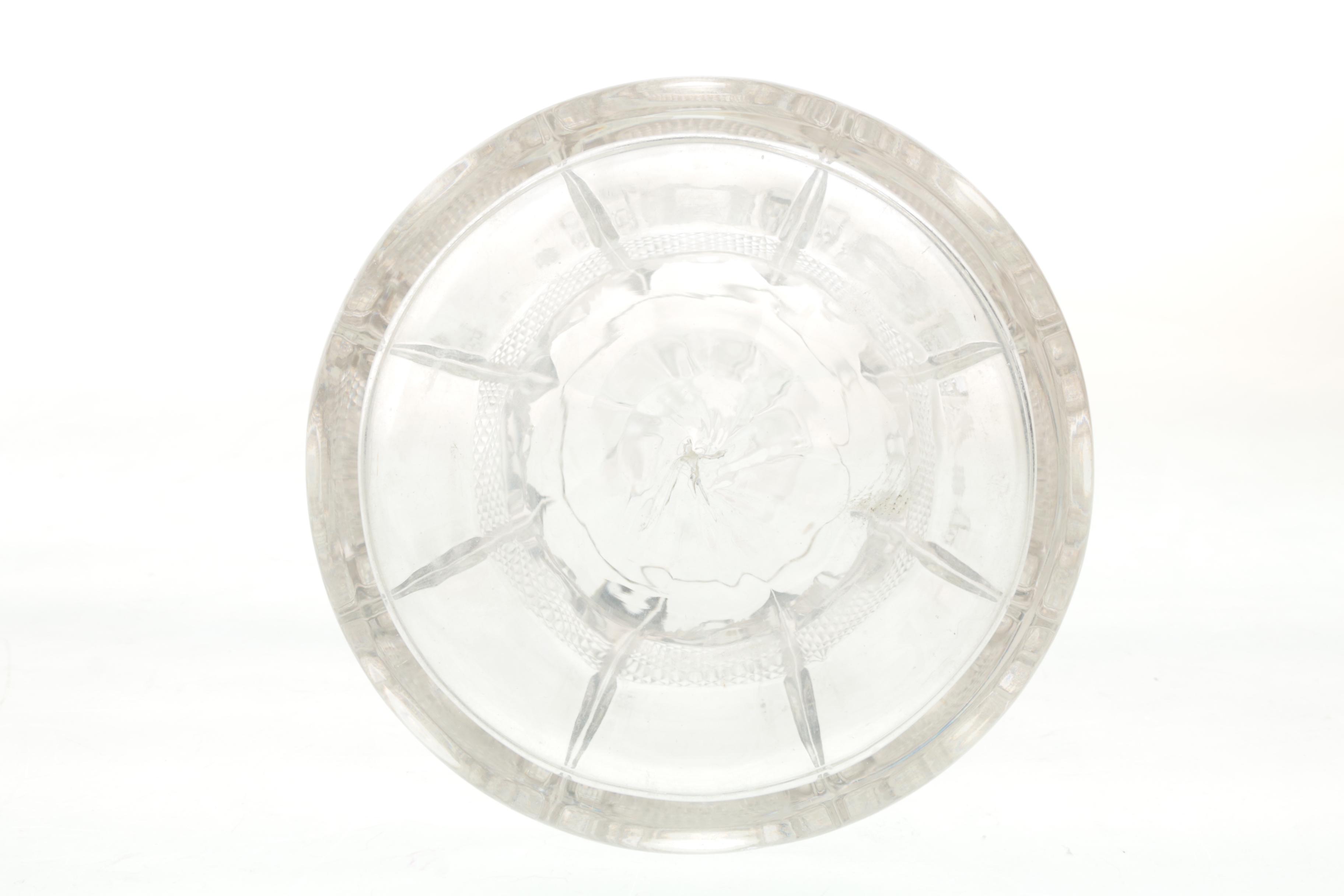 Crystal Decanter and Tumbler Glass Set