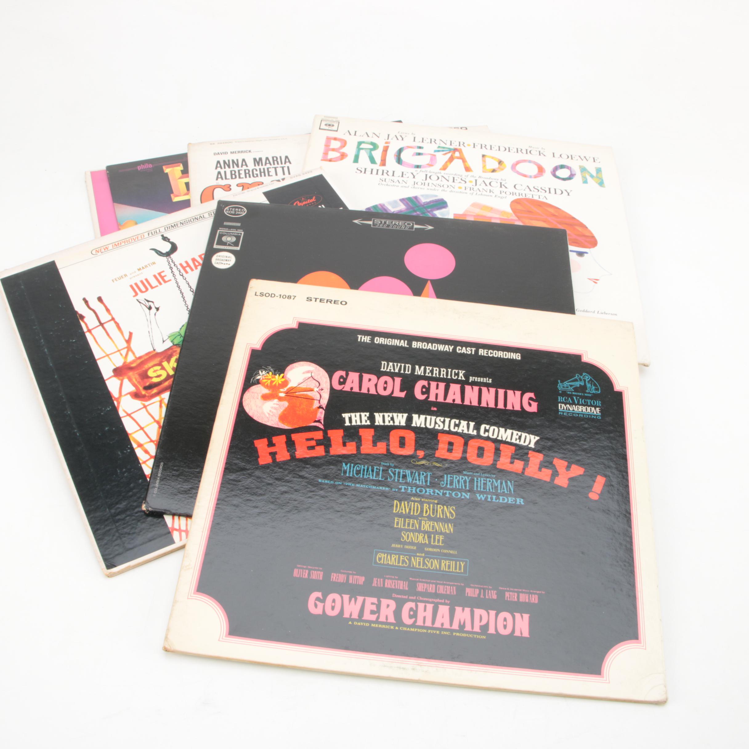 Broadway Records Including "My Fair Lady," "Hello Dolly," "Fiddler on the Roof"