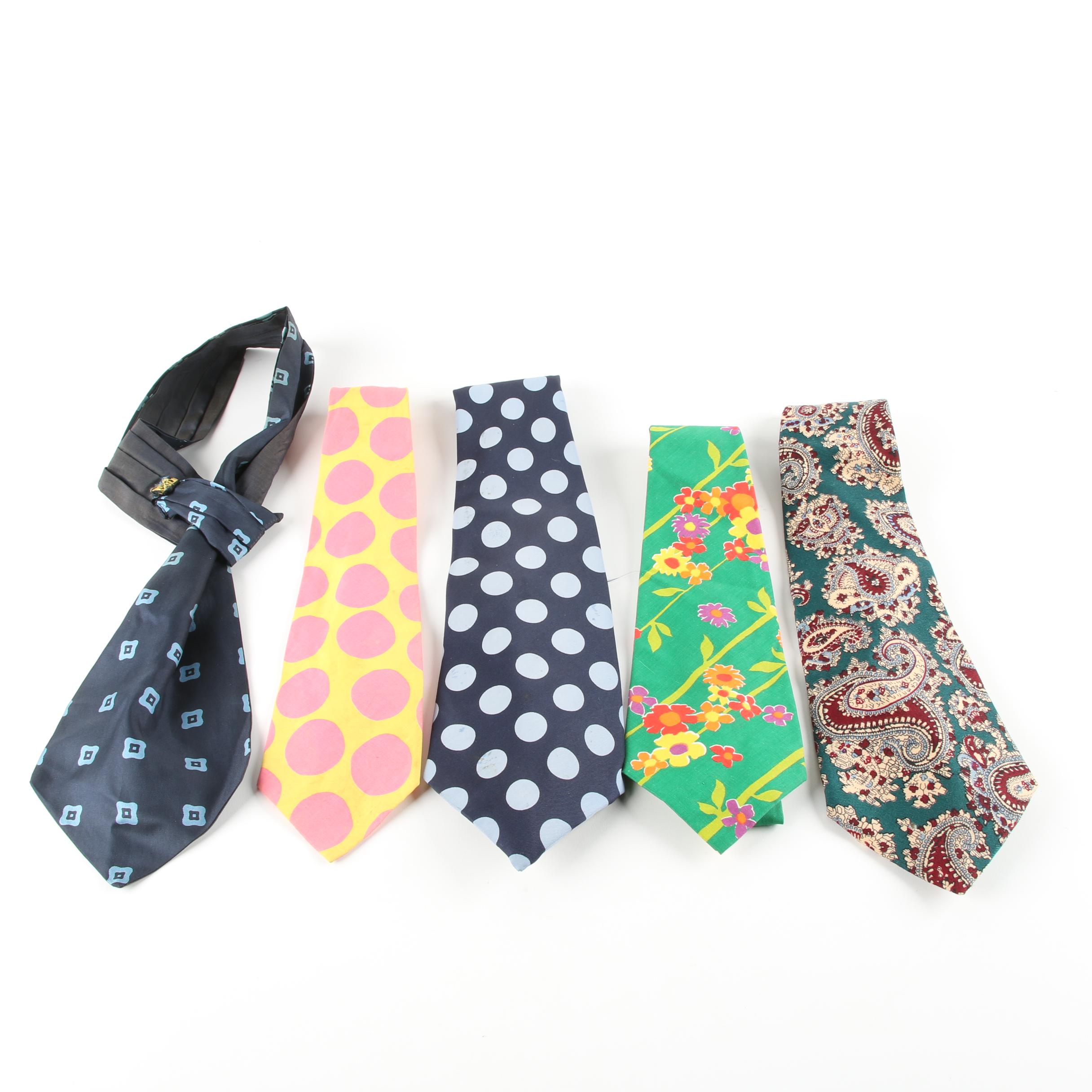 Men's Vintage Neckties and Dumont Ascot