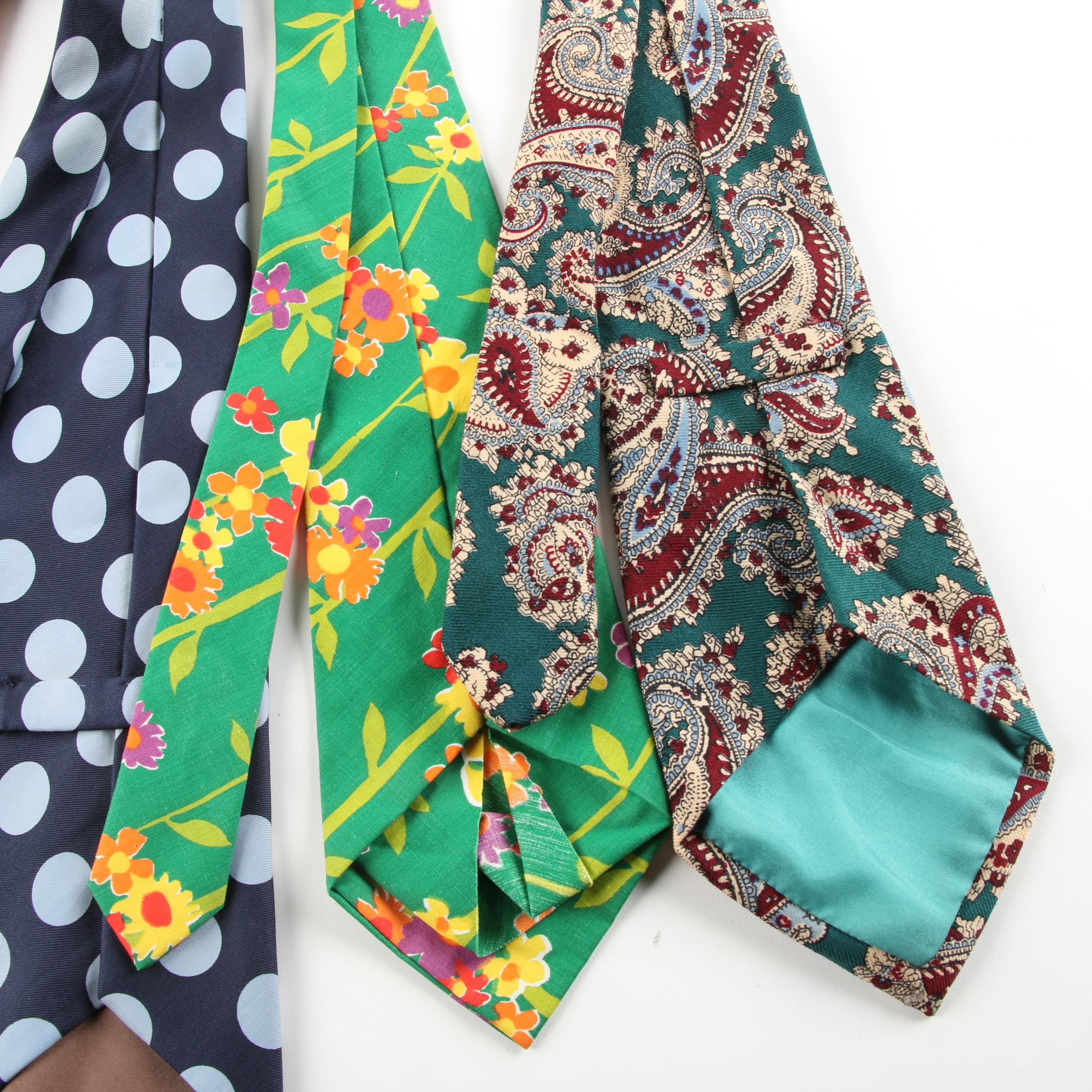 Men's Vintage Neckties and Dumont Ascot