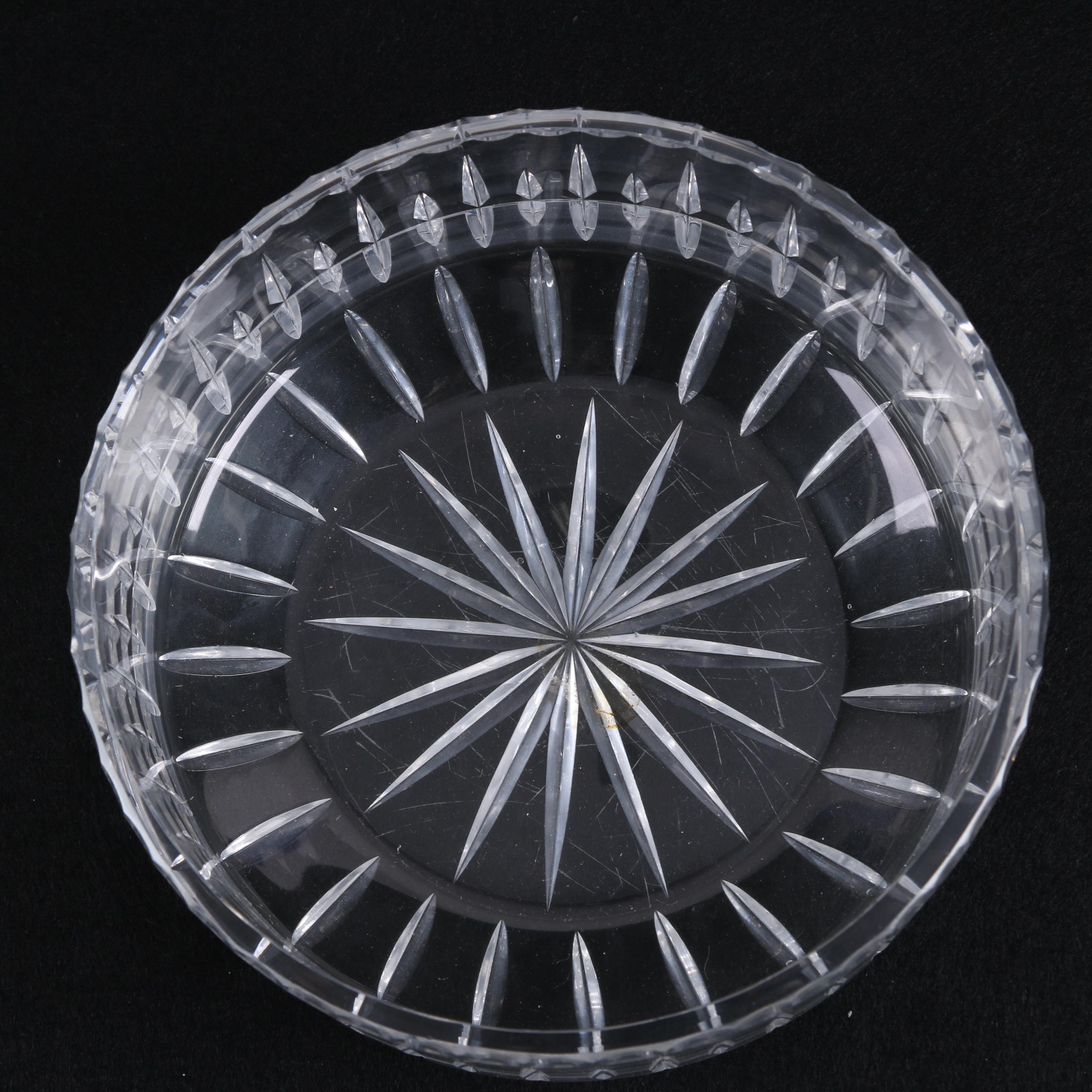 Waterford Crystal Single Light Candlestick with Other Crystal Décor