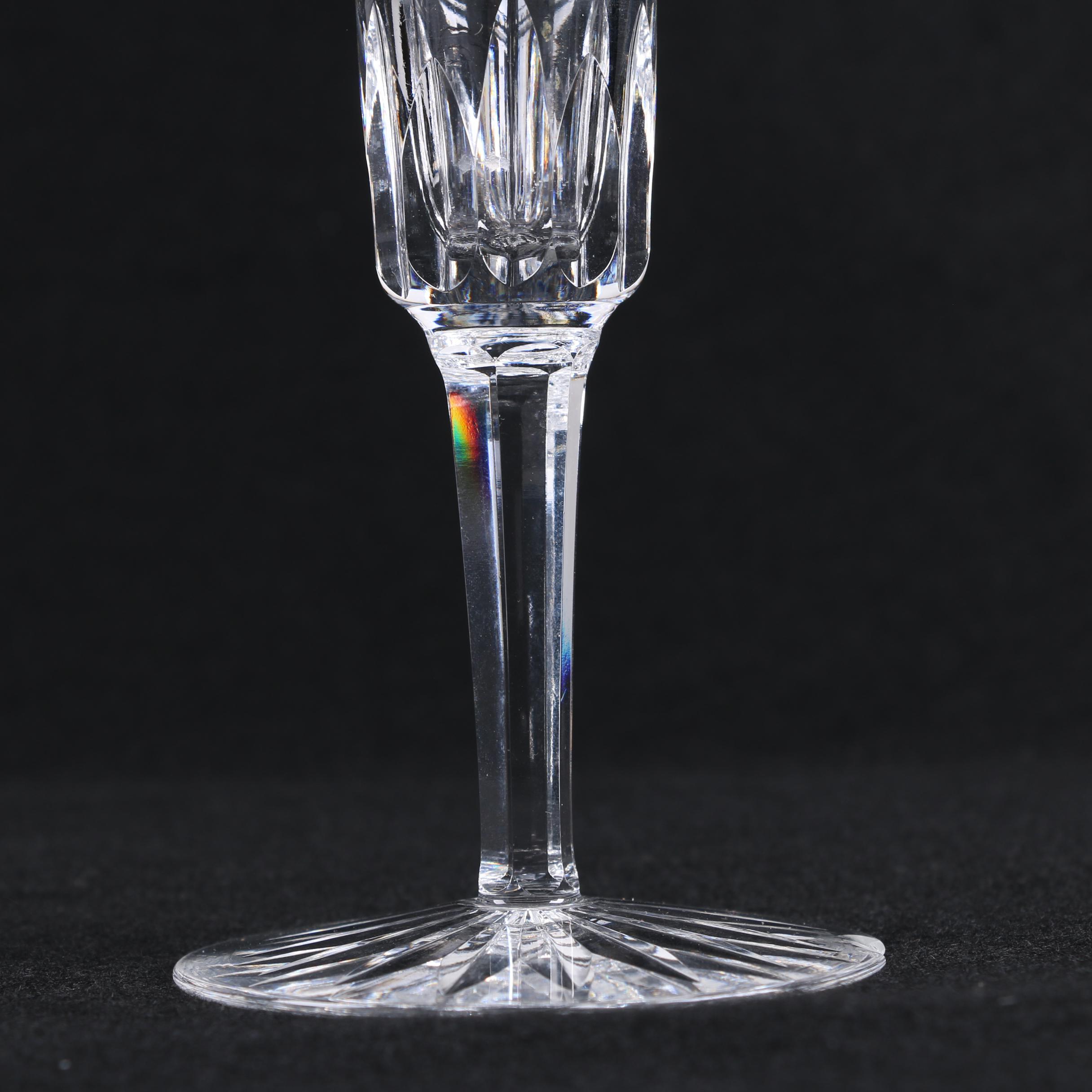 Waterford Crystal Single Light Candlestick with Other Crystal Décor