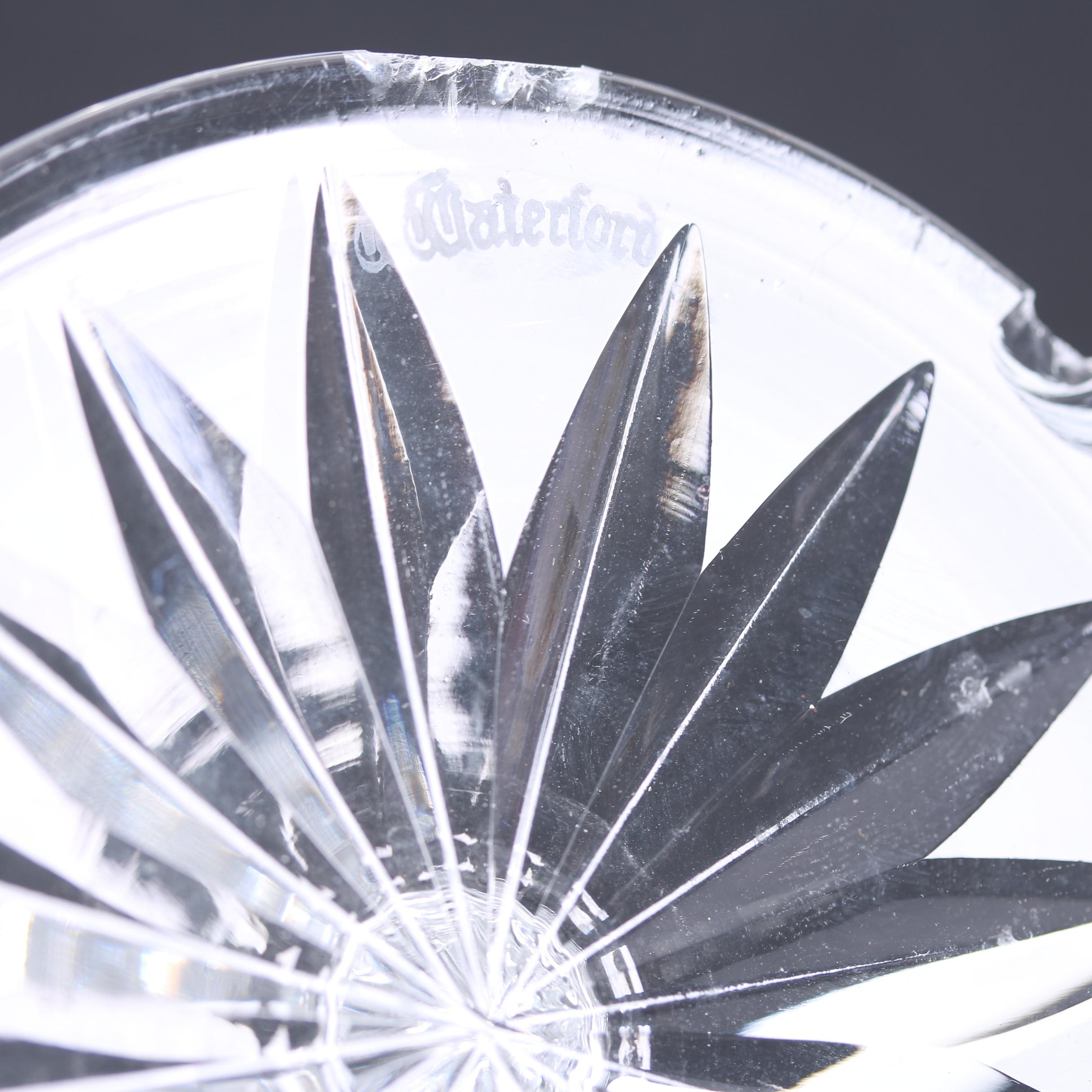 Waterford Crystal Single Light Candlestick with Other Crystal Décor