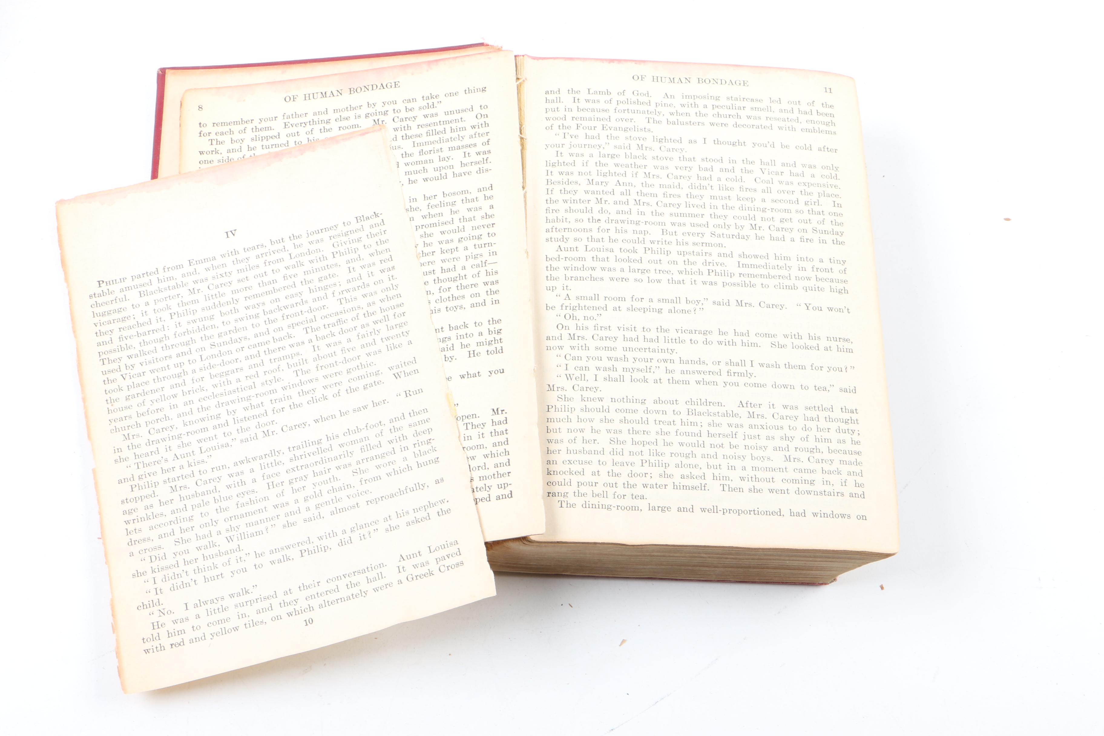 Vintage Books Including The Life of Nelson, Uncle Tom's Cabin and More