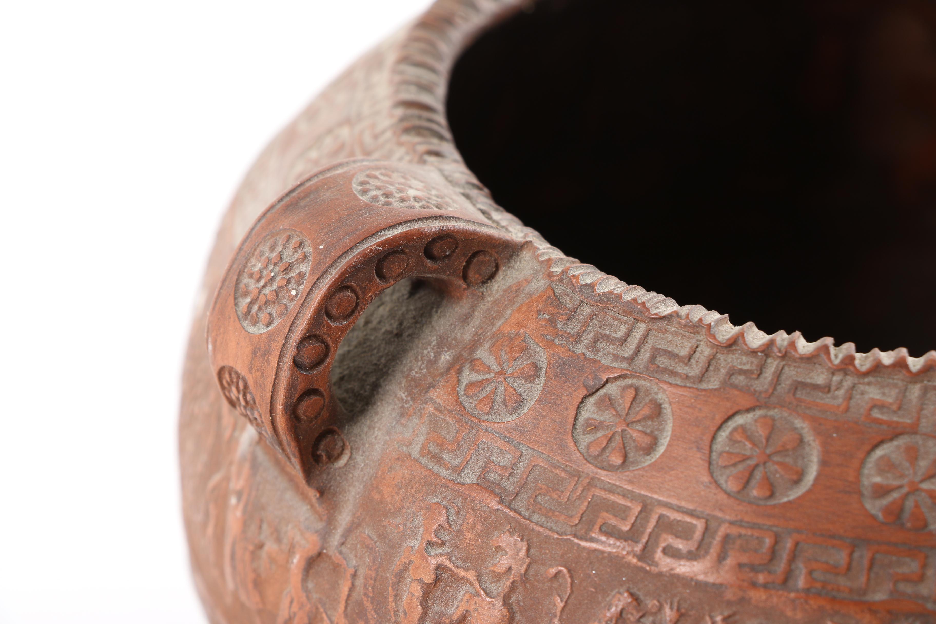 Grecian Style Clay Pot