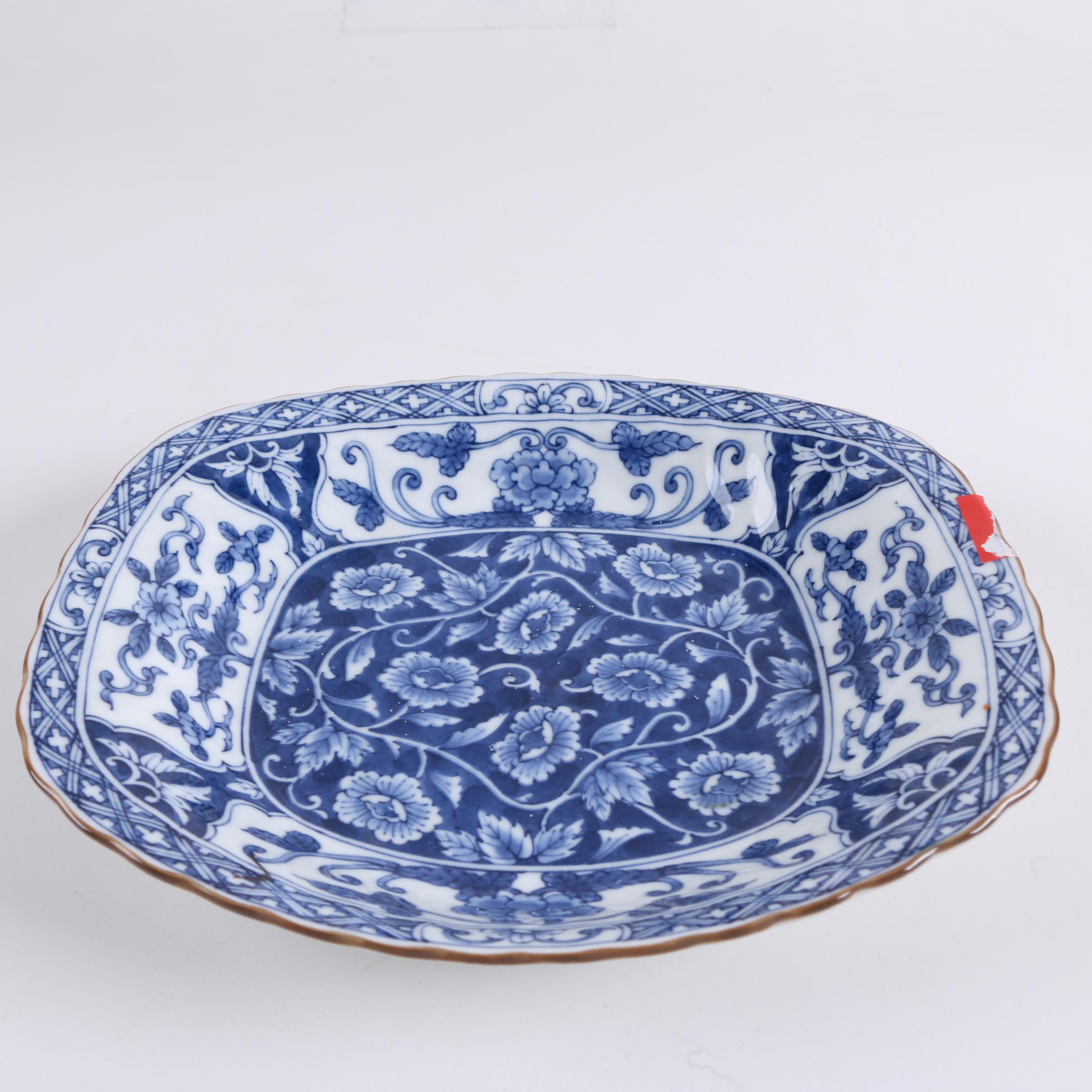 Blue and White Porcelain Including Figural Salt and Pepper Shakers.