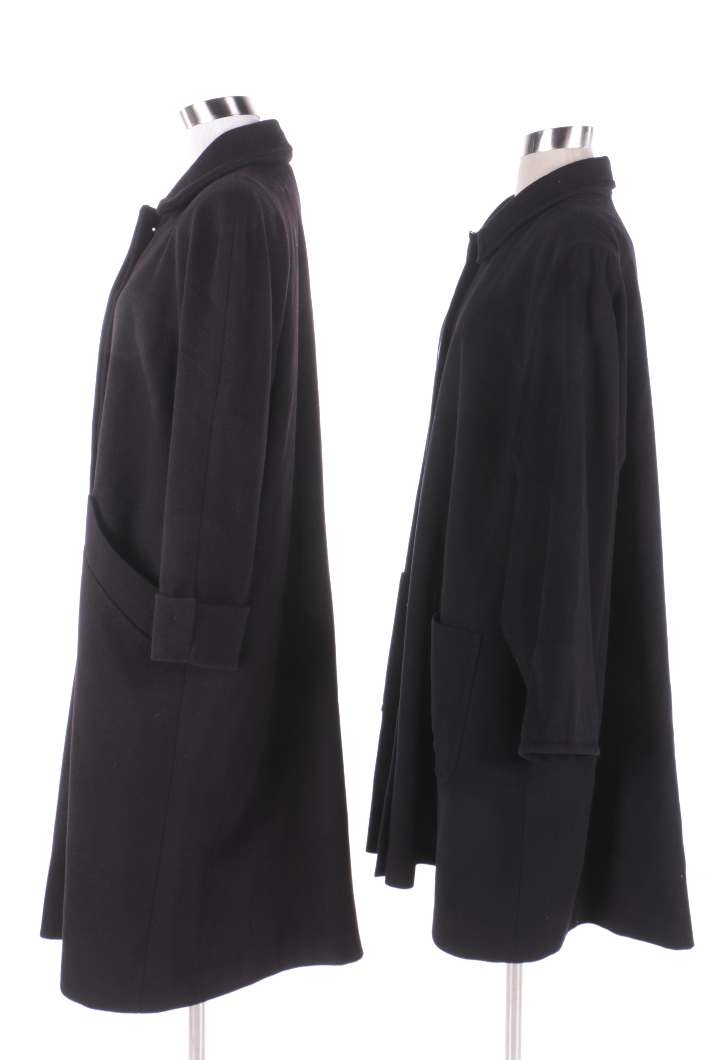 Women's Vintage Jaeger and Karen Petites Wool Blend Coats