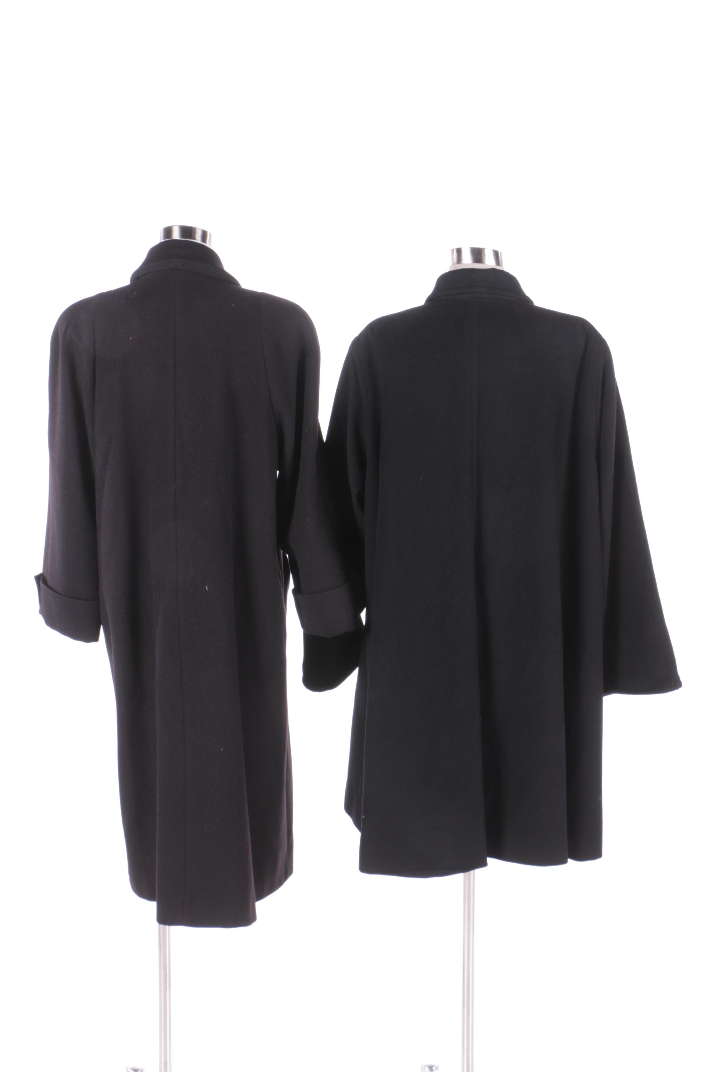 Women's Vintage Jaeger and Karen Petites Wool Blend Coats