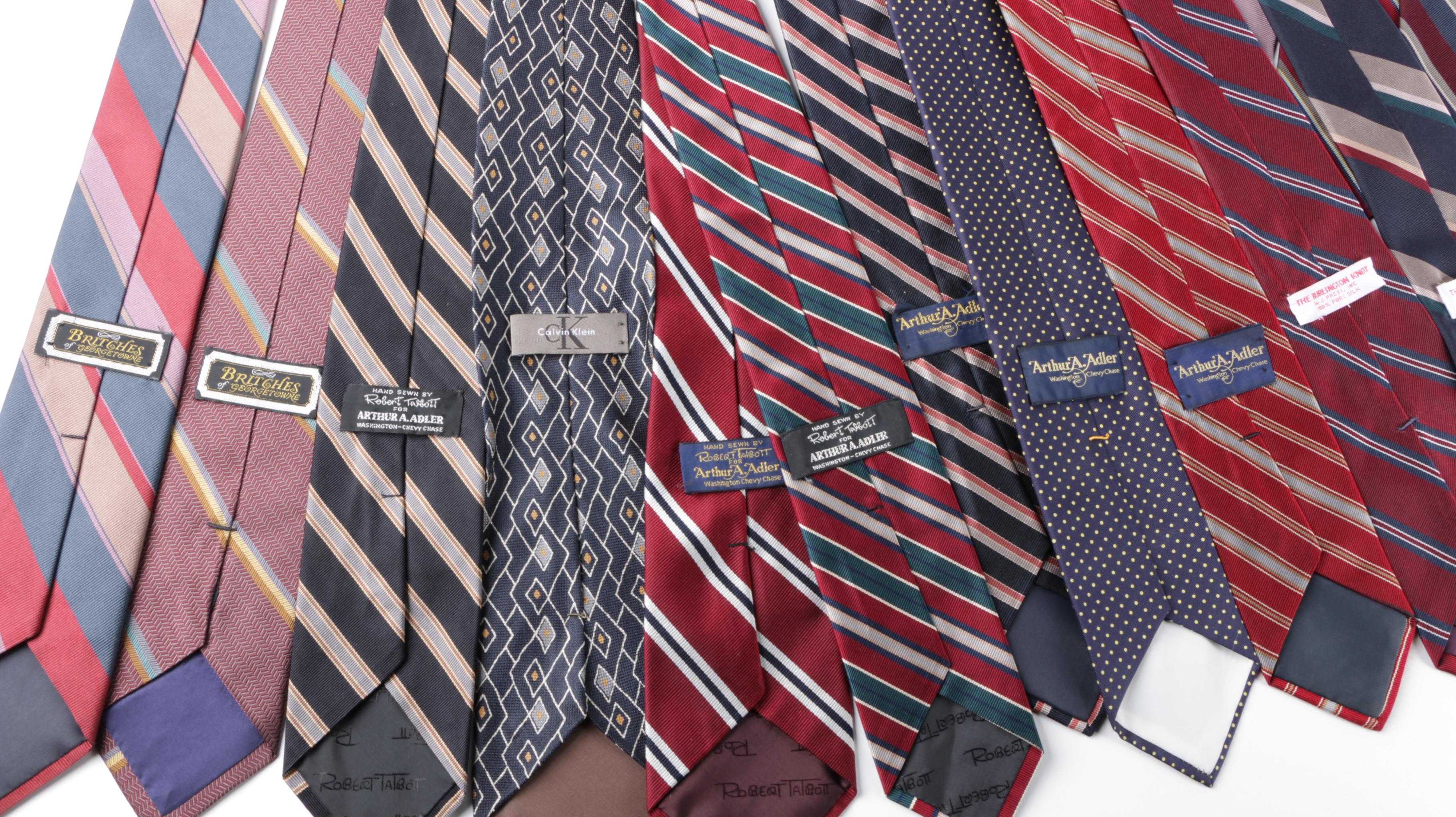 Men's Neckties Including Lord & Taylor and Britches of Georgetowne