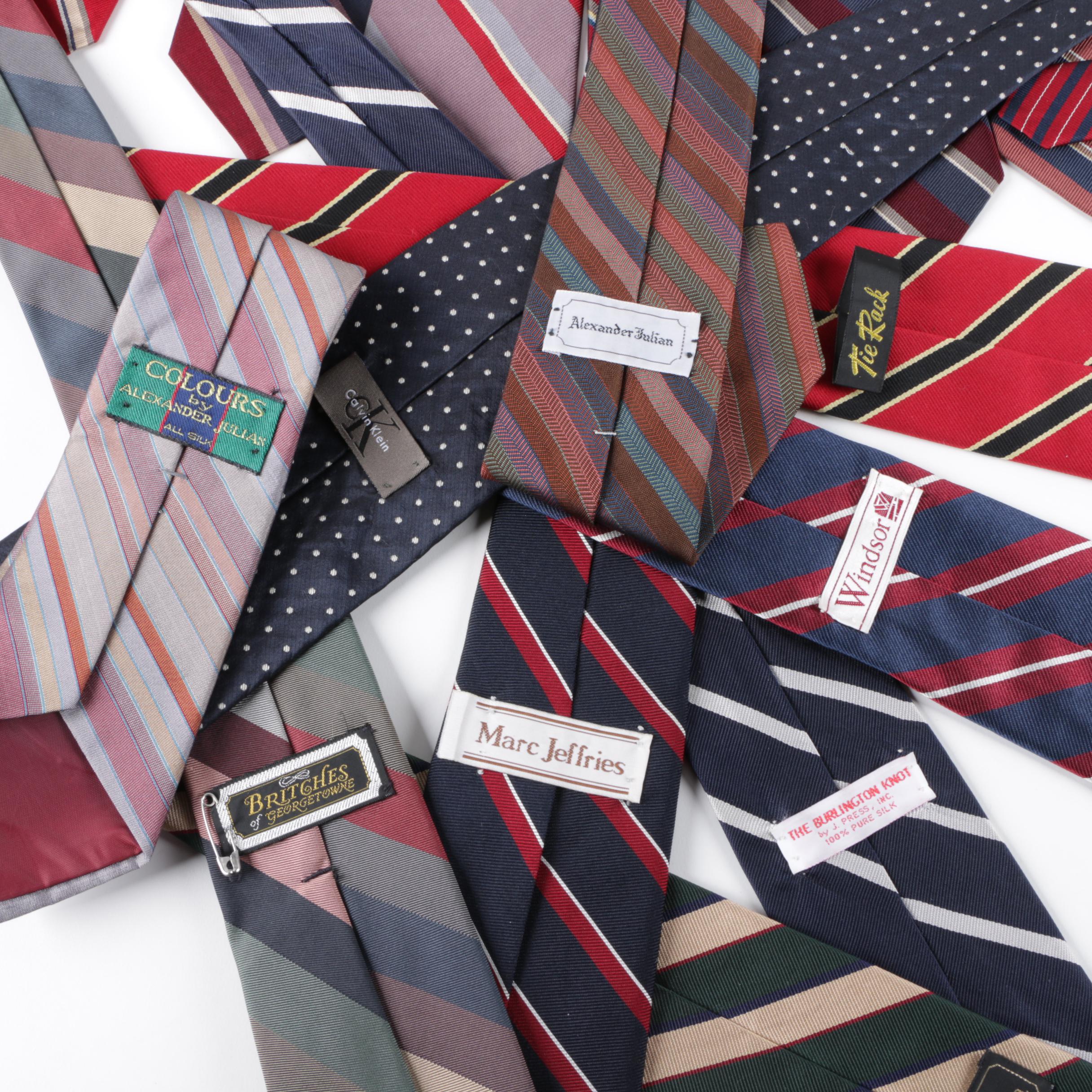 Men's Neckties Including Lord & Taylor and Britches of Georgetowne