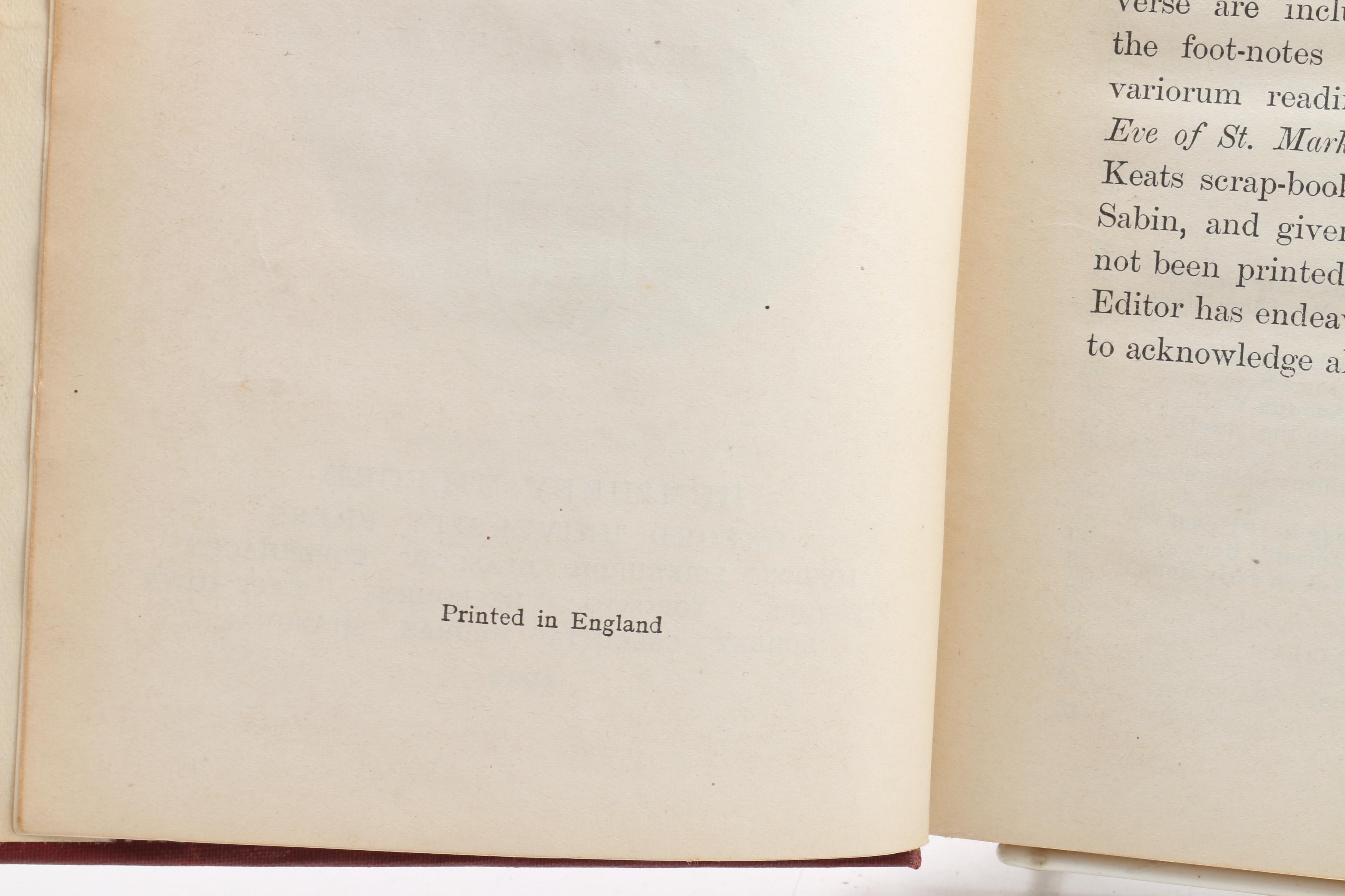 Alexander Pope Poetry and Other Antique Poetry Books