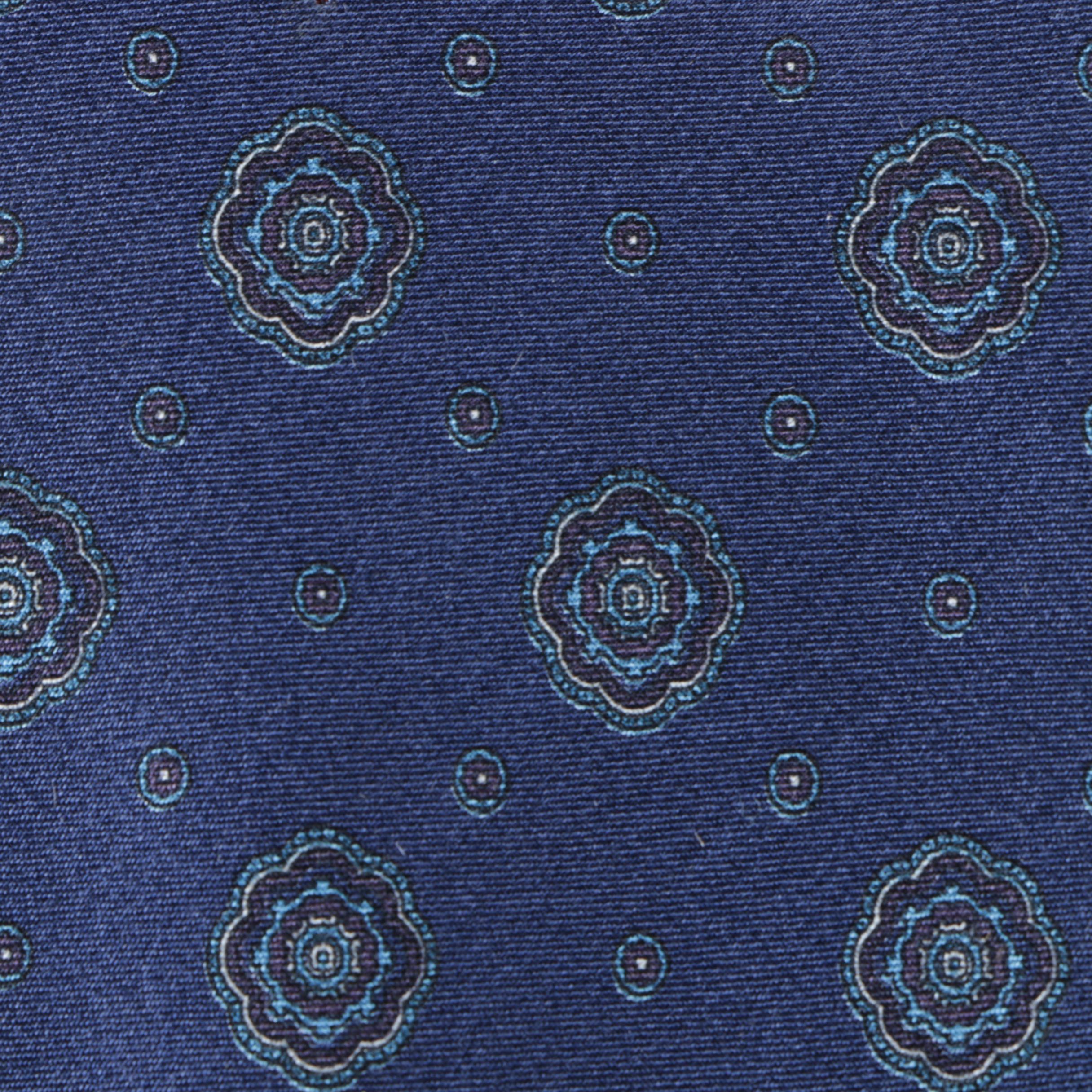 Men's Stefano Ricci for Saks Fifth Avenue Blue Floral Print Silk Necktie