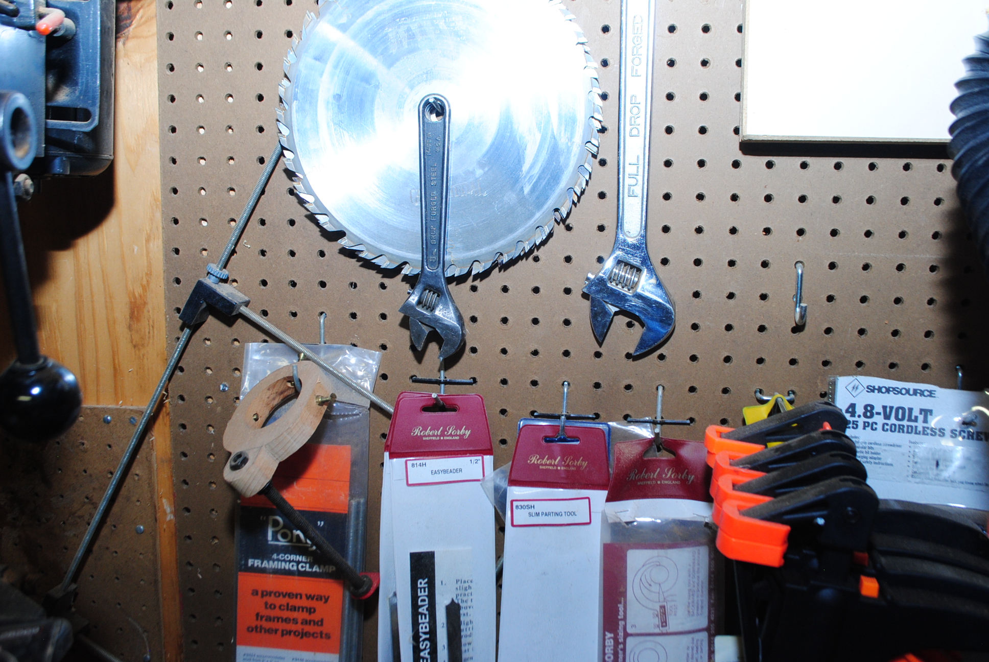 Black & Decker 5/8 HP Router, Myford ML8 Wood Lathe, and Woodworking Tools