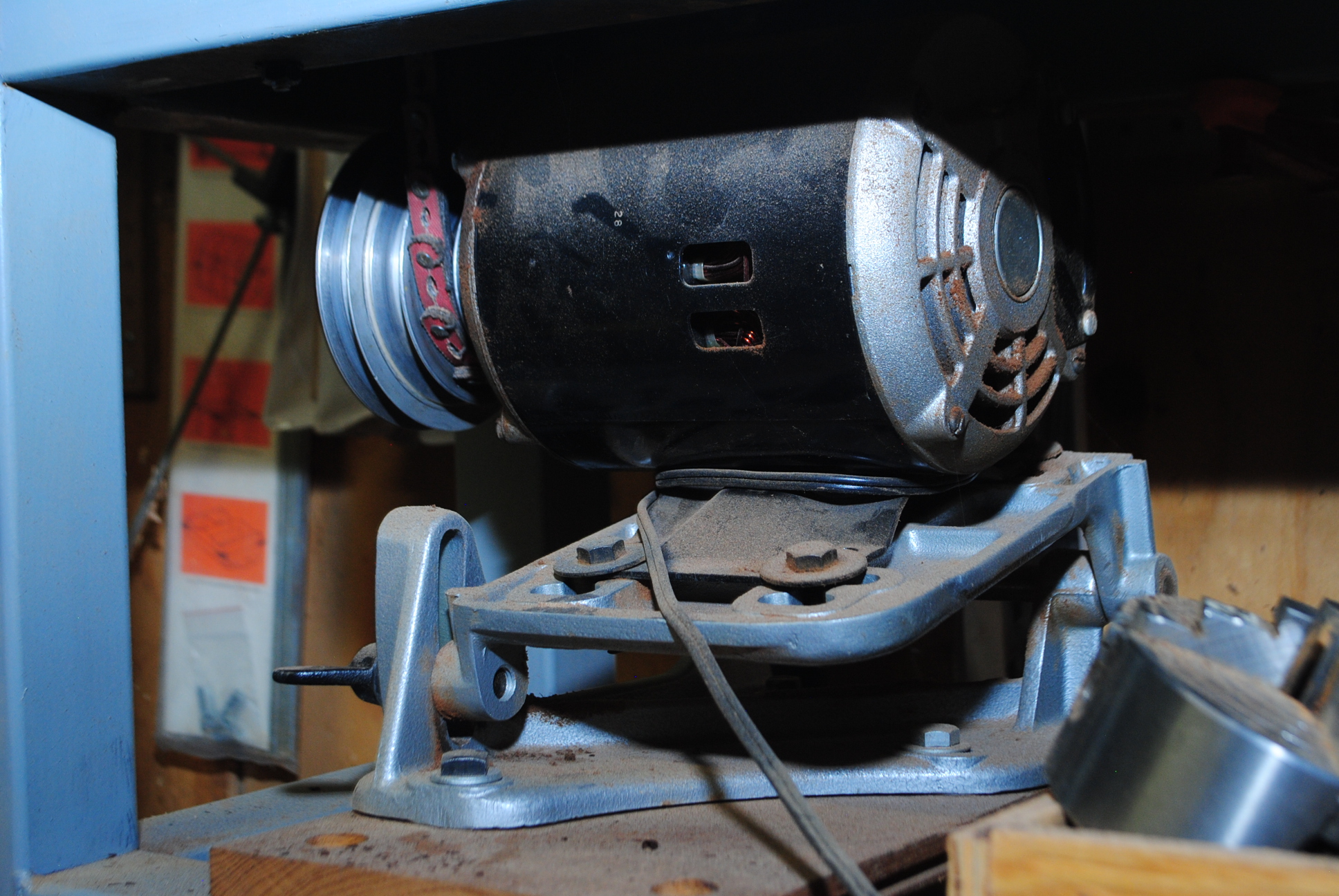 Black & Decker 5/8 HP Router, Myford ML8 Wood Lathe, and Woodworking Tools