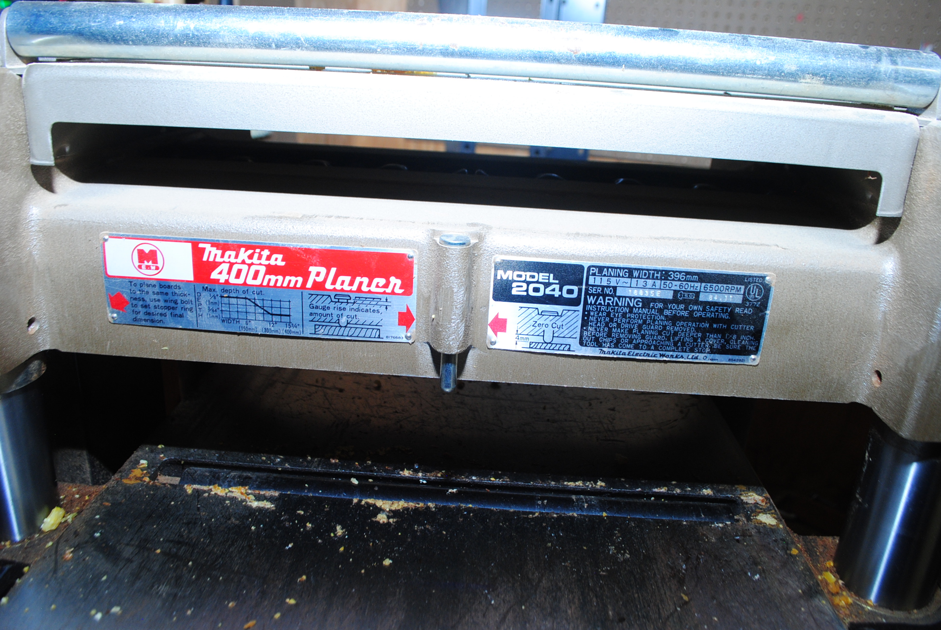 Makita 400mm Model 2040 Planer