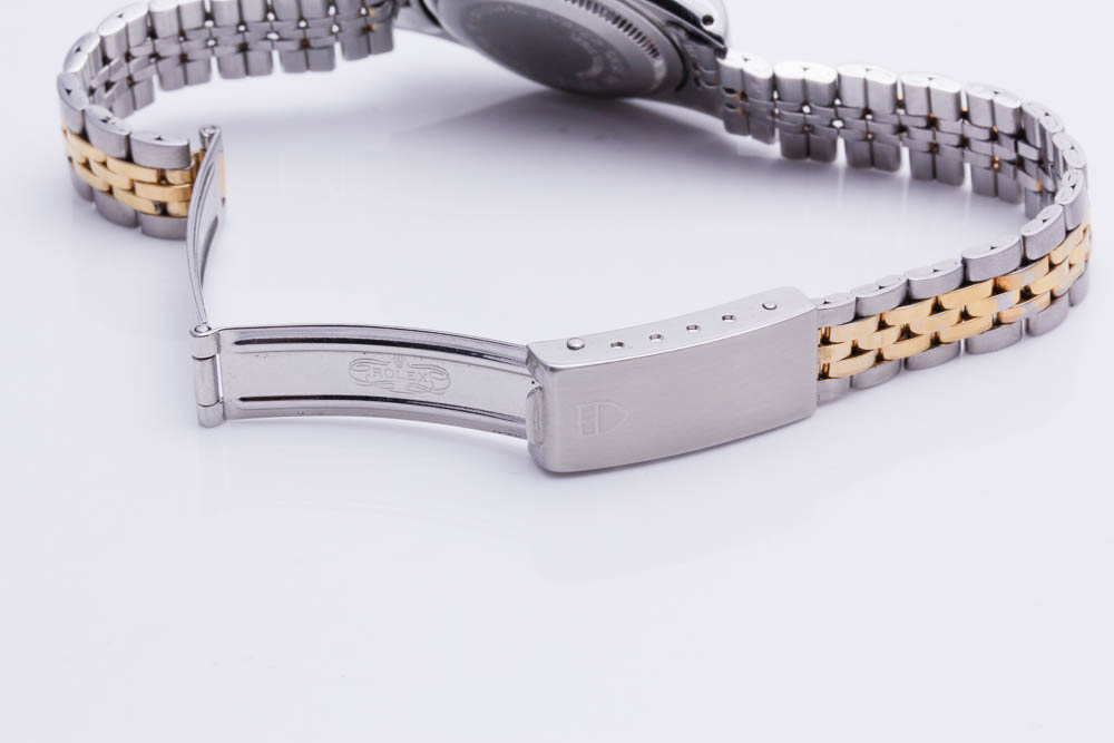 Tudor Rolex 18K Yellow Gold Stainless Steel Diamond Accented Watch