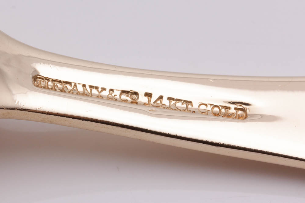 Tiffany & Co. 14K Yellow Gold Spoon