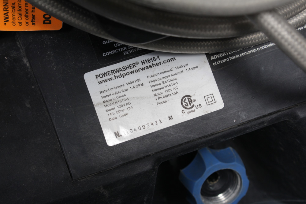 "The Weekender" by Powerwasher Machine with Hose