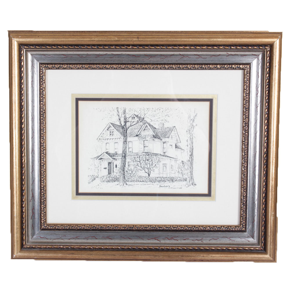 Lois Van Dyne Lithograph Print "Baxter's"