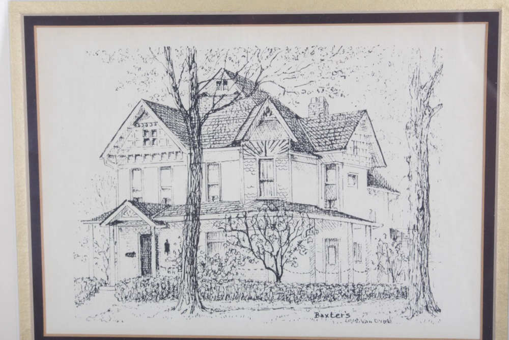 Lois Van Dyne Lithograph Print "Baxter's"