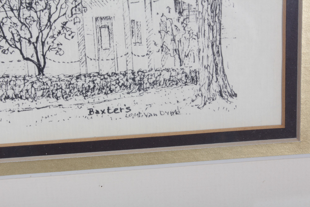 Lois Van Dyne Lithograph Print "Baxter's"