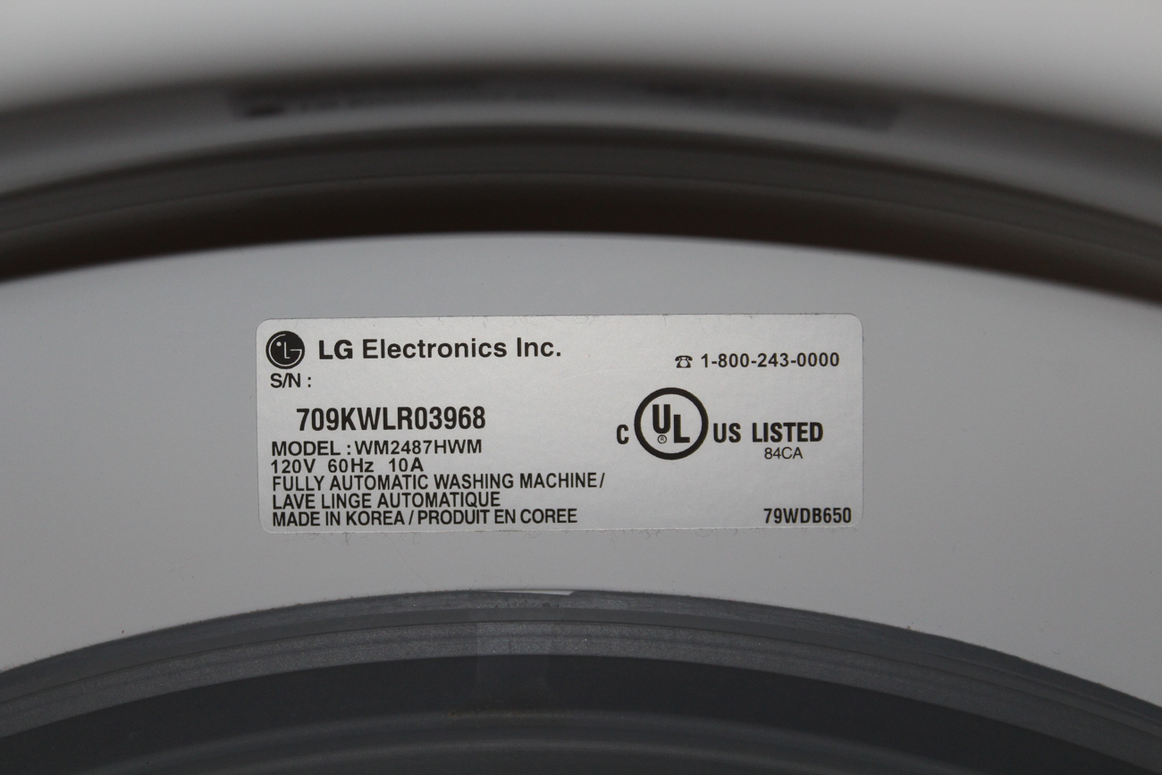 LG Tromm SteamWasher on Stand