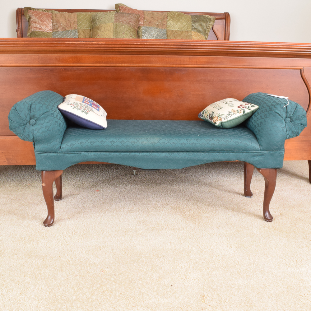 Queen Anne Style Bench by Rose Hill Company