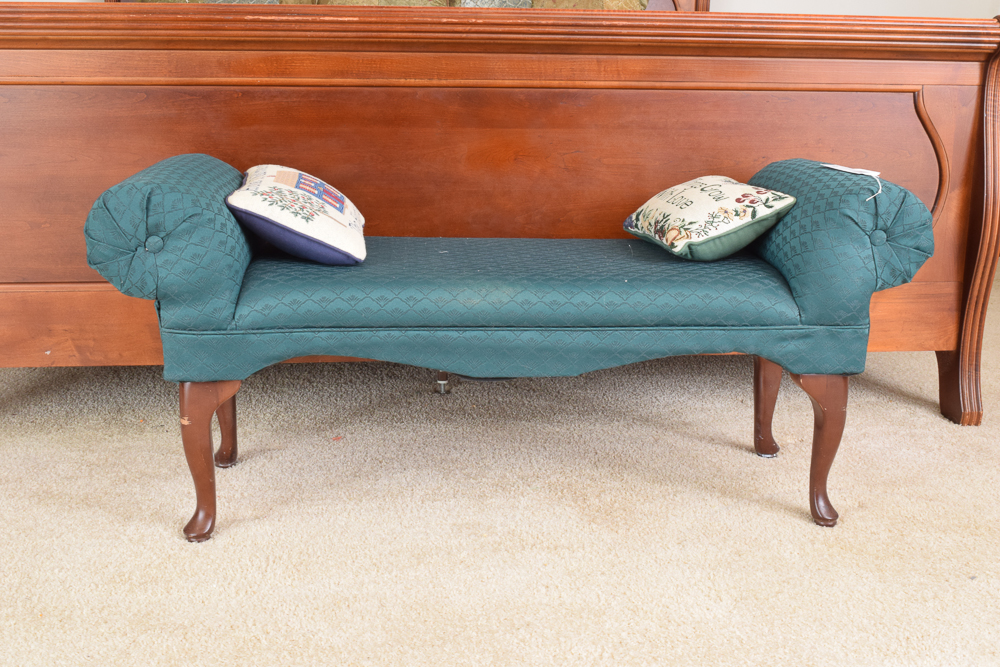 Queen Anne Style Bench by Rose Hill Company