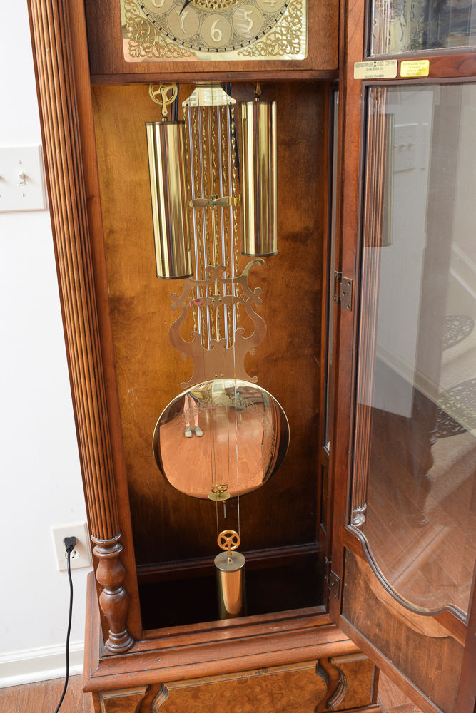 Howard Miller Grandfather Clock with Moon Phase Dial