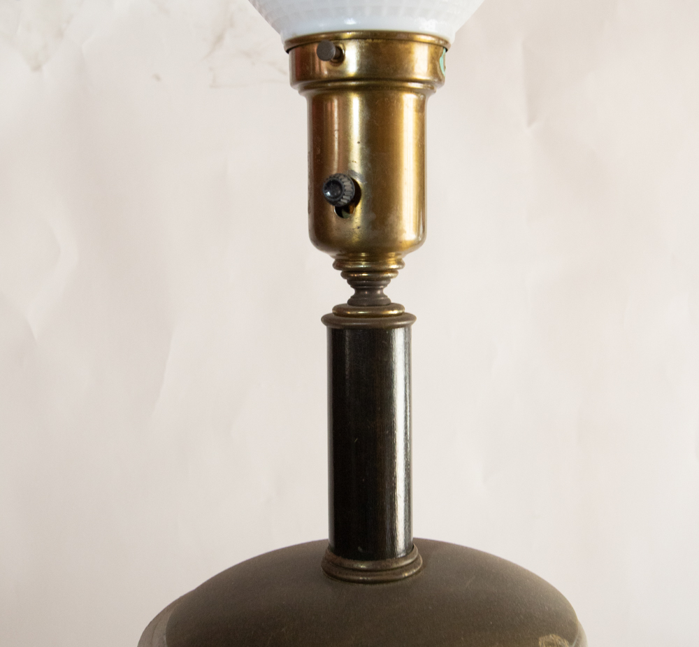 Wheel Thrown Ceramic Uplight Table Lamp