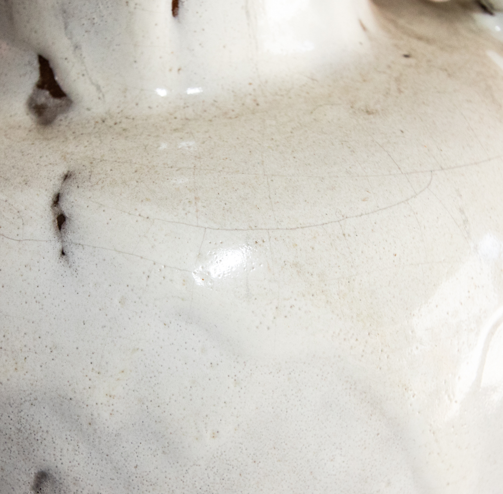 Wheel Thrown Ceramic Uplight Table Lamp