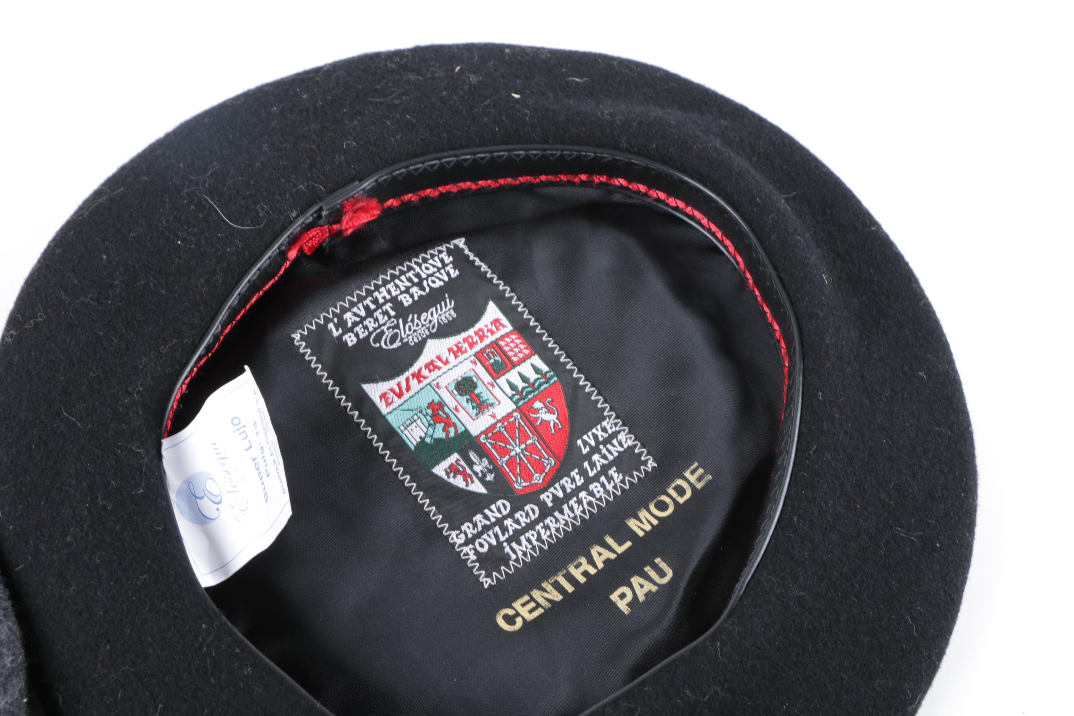 Vintage Wool and Suede Berets with David and L' Authentique