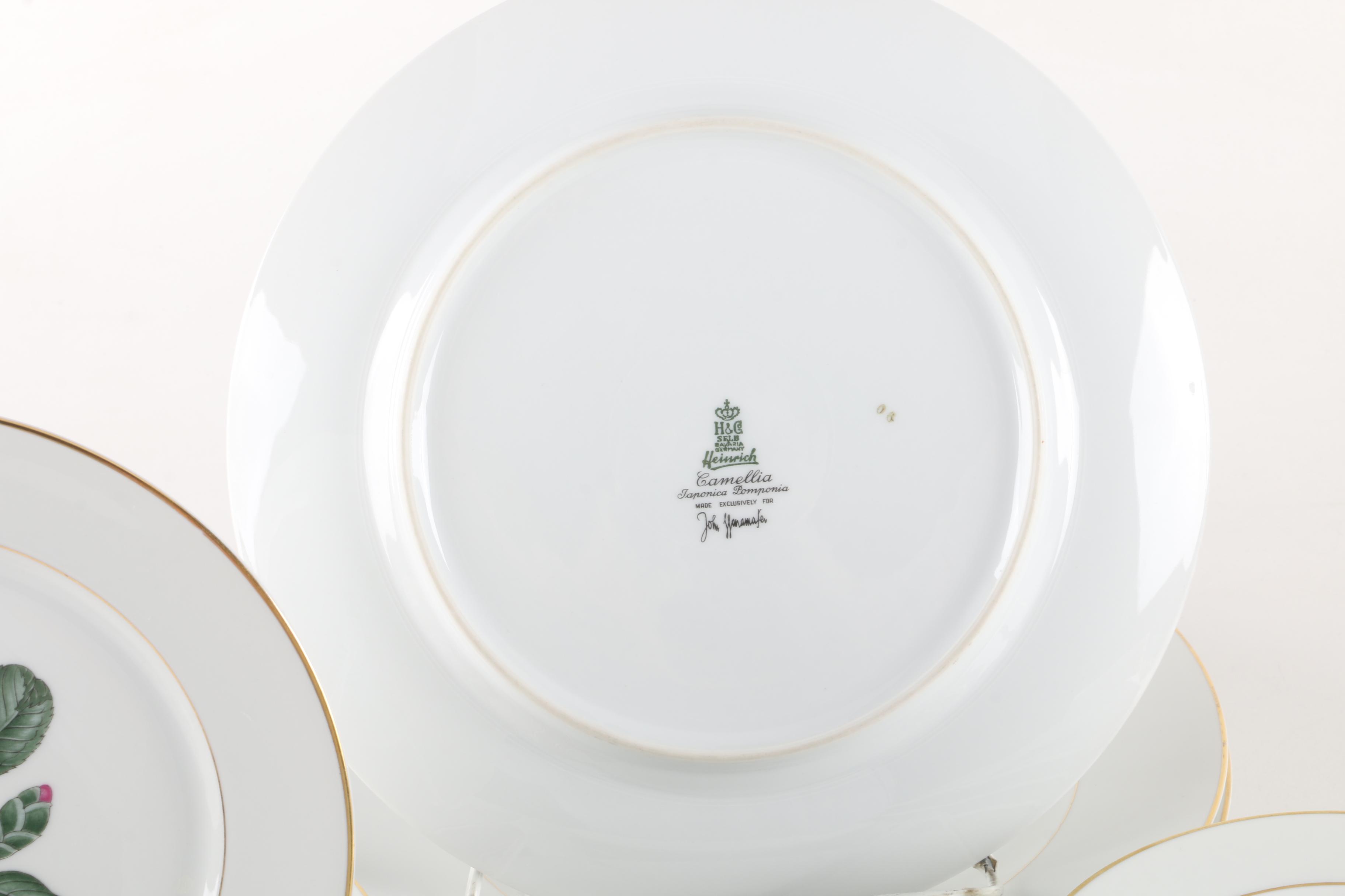 Heinrich H&C "Camellia" Dinnerware, Circa 1972-1979