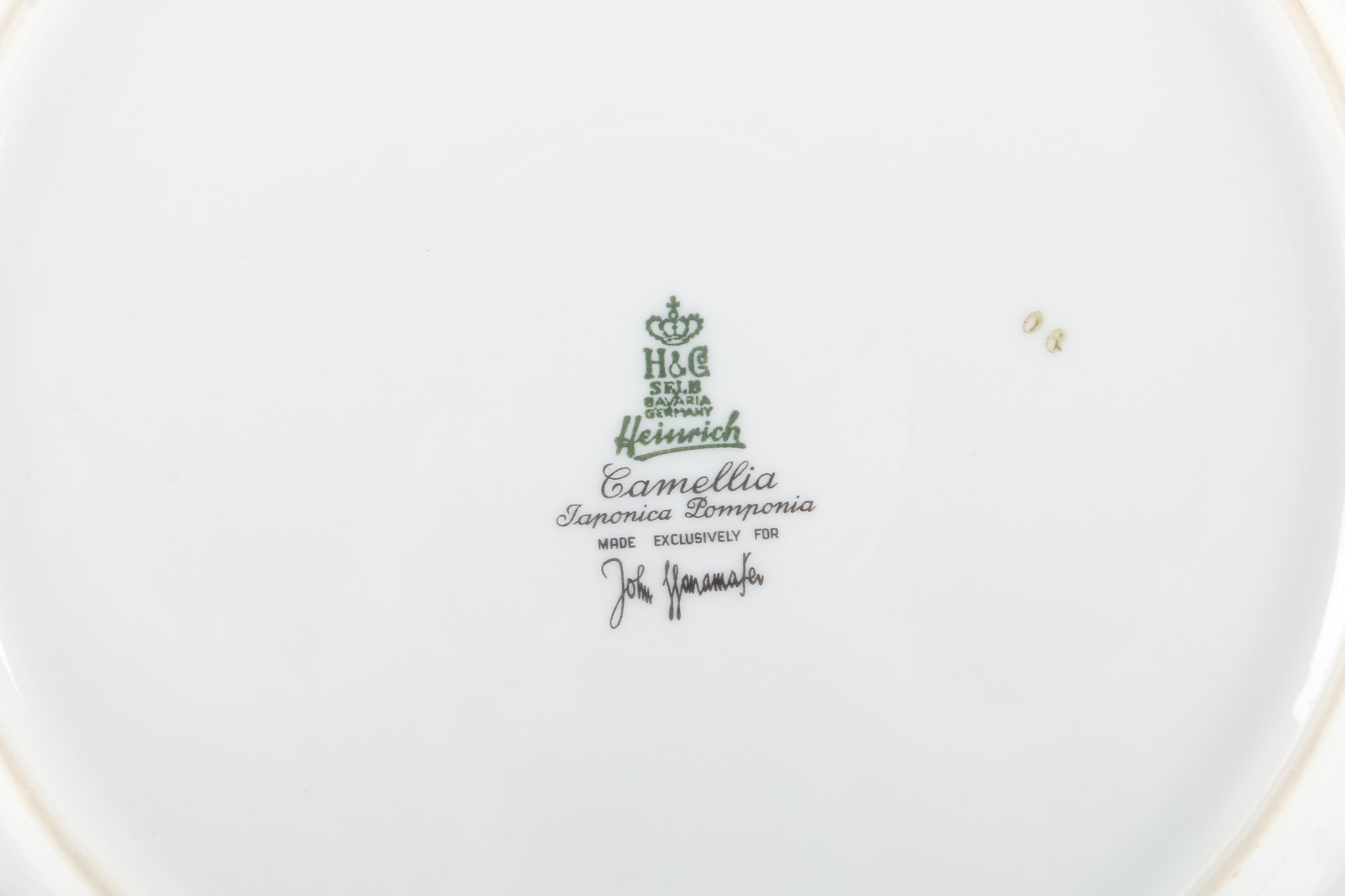 Heinrich H&C "Camellia" Dinnerware, Circa 1972-1979