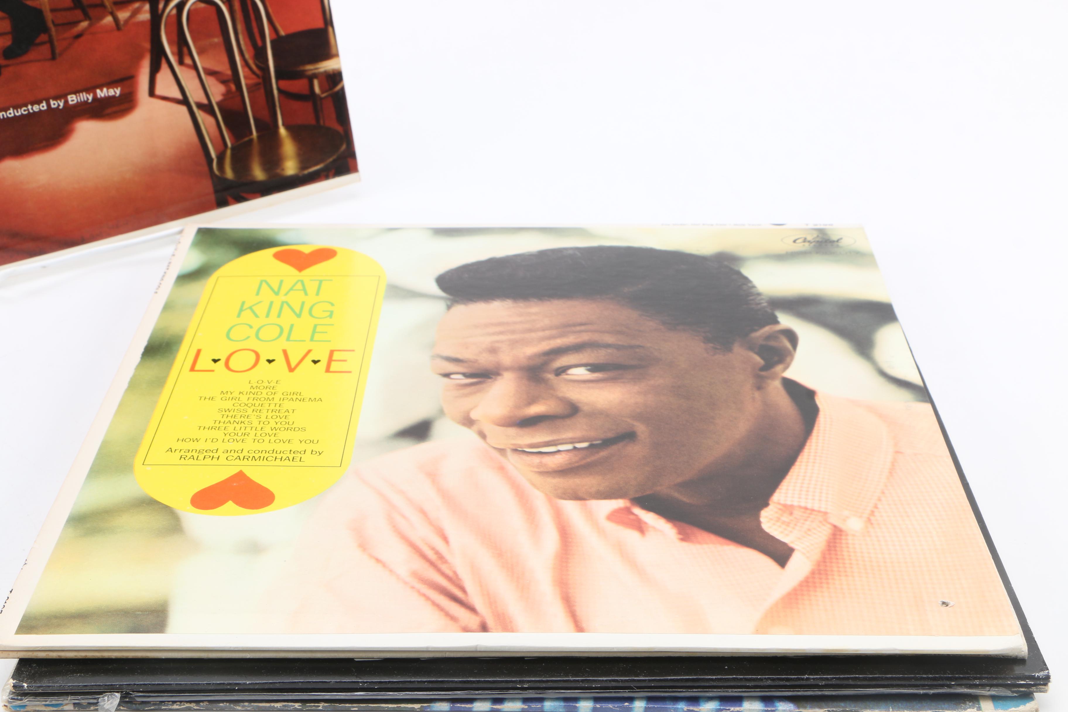 Vintage Jazz and Blues Records Including Louis Armstrong