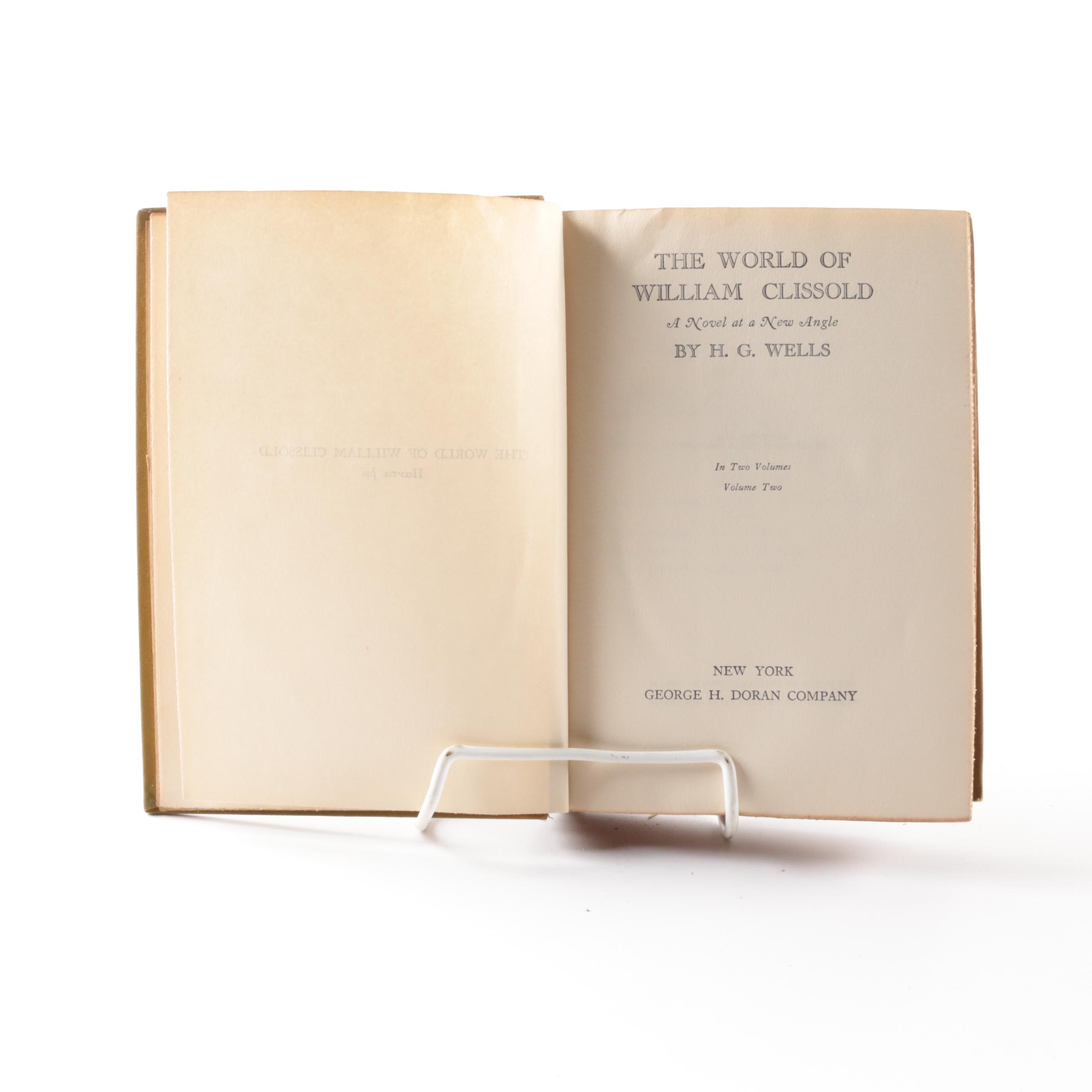 Mid Century Novels and Anthologies Including Thomas Hardy and H.G. Wells