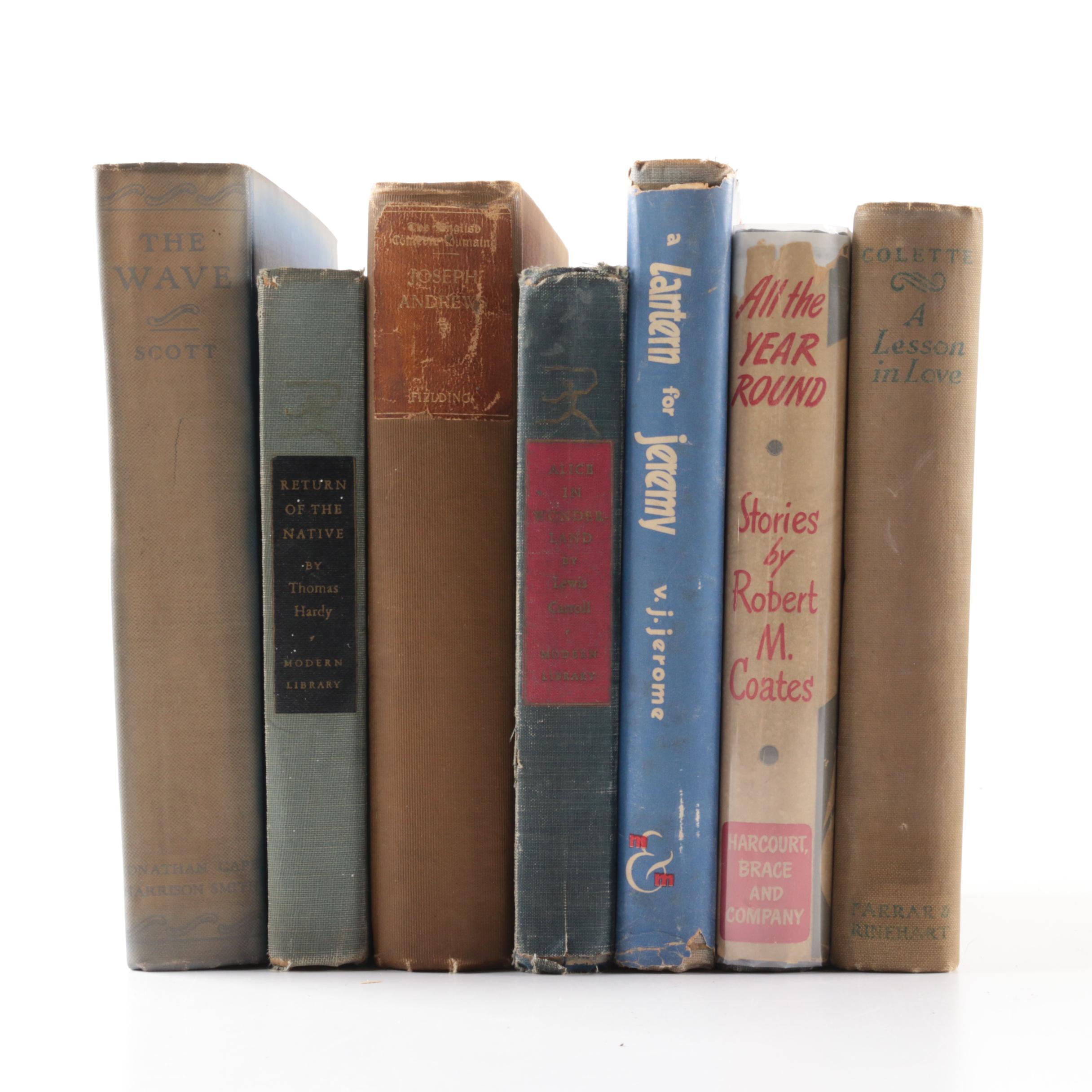 Mid Century Novels and Anthologies Including Thomas Hardy and H.G. Wells