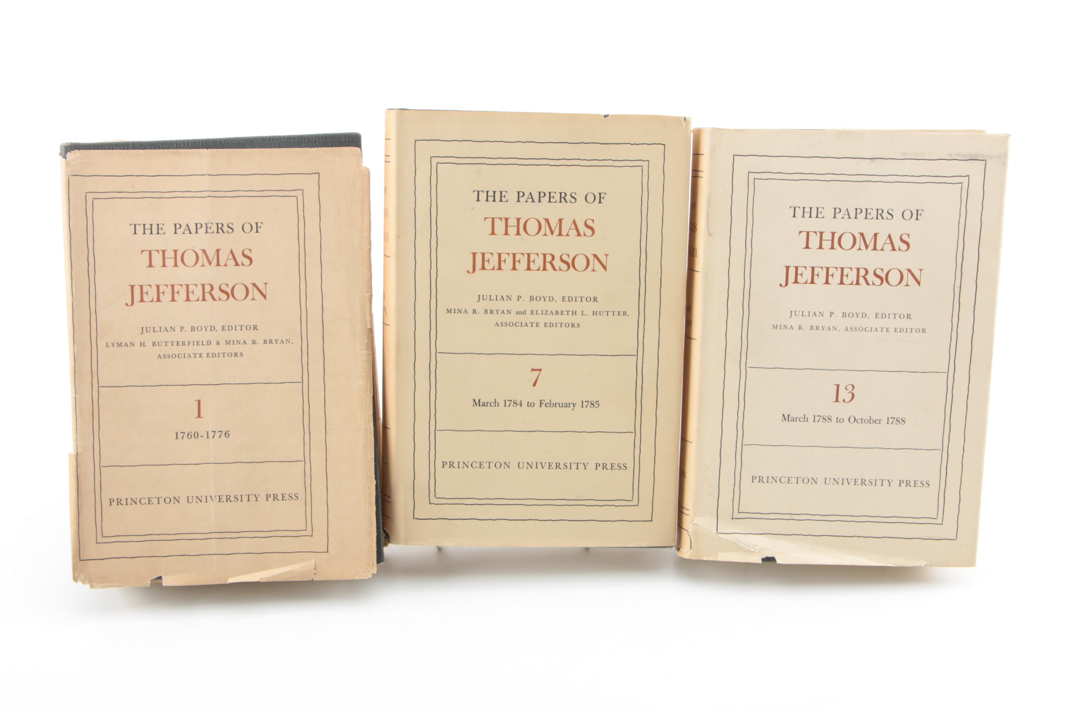 "The Papers of Thomas Jefferson" Set