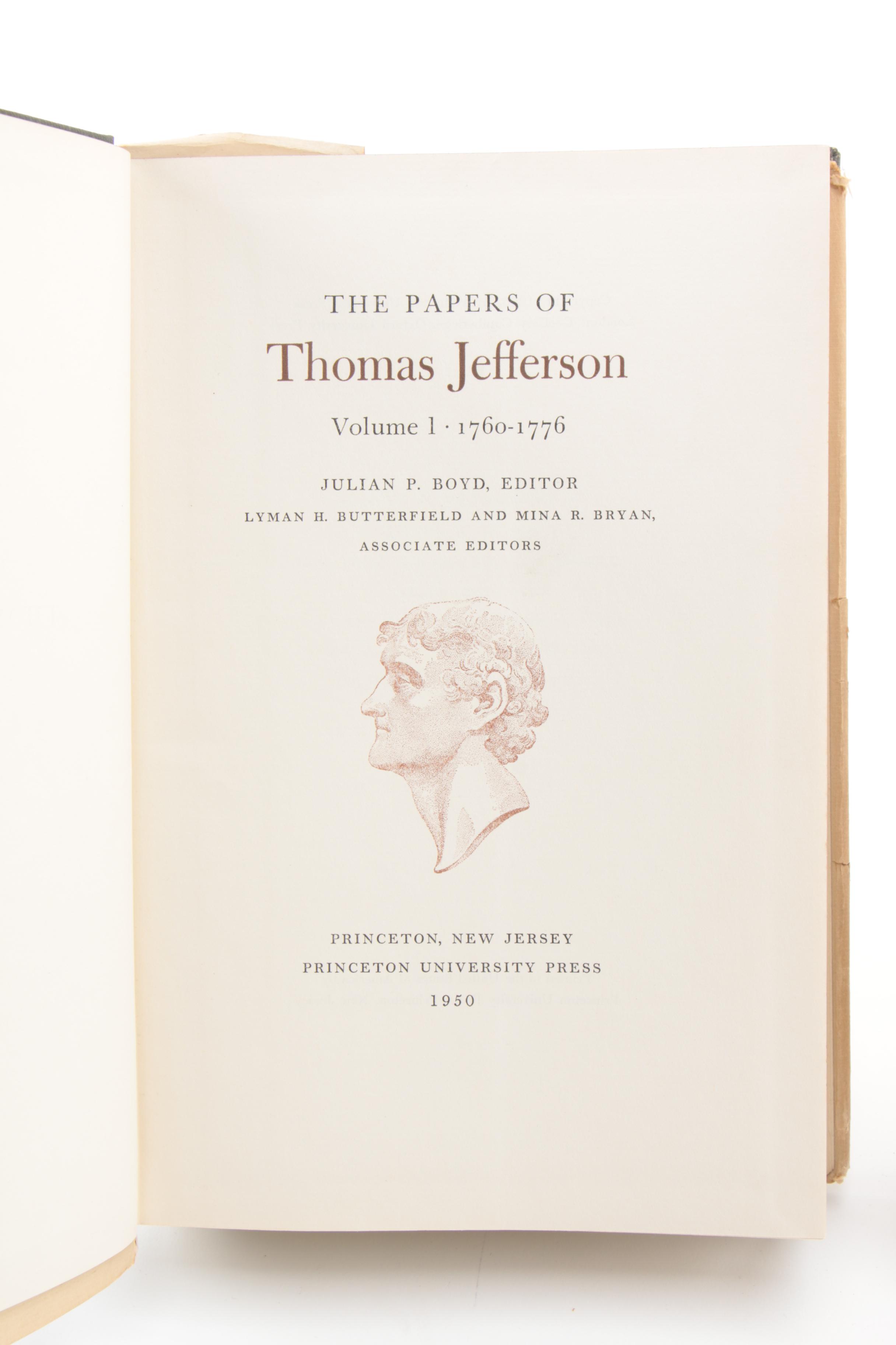 "The Papers of Thomas Jefferson" Set