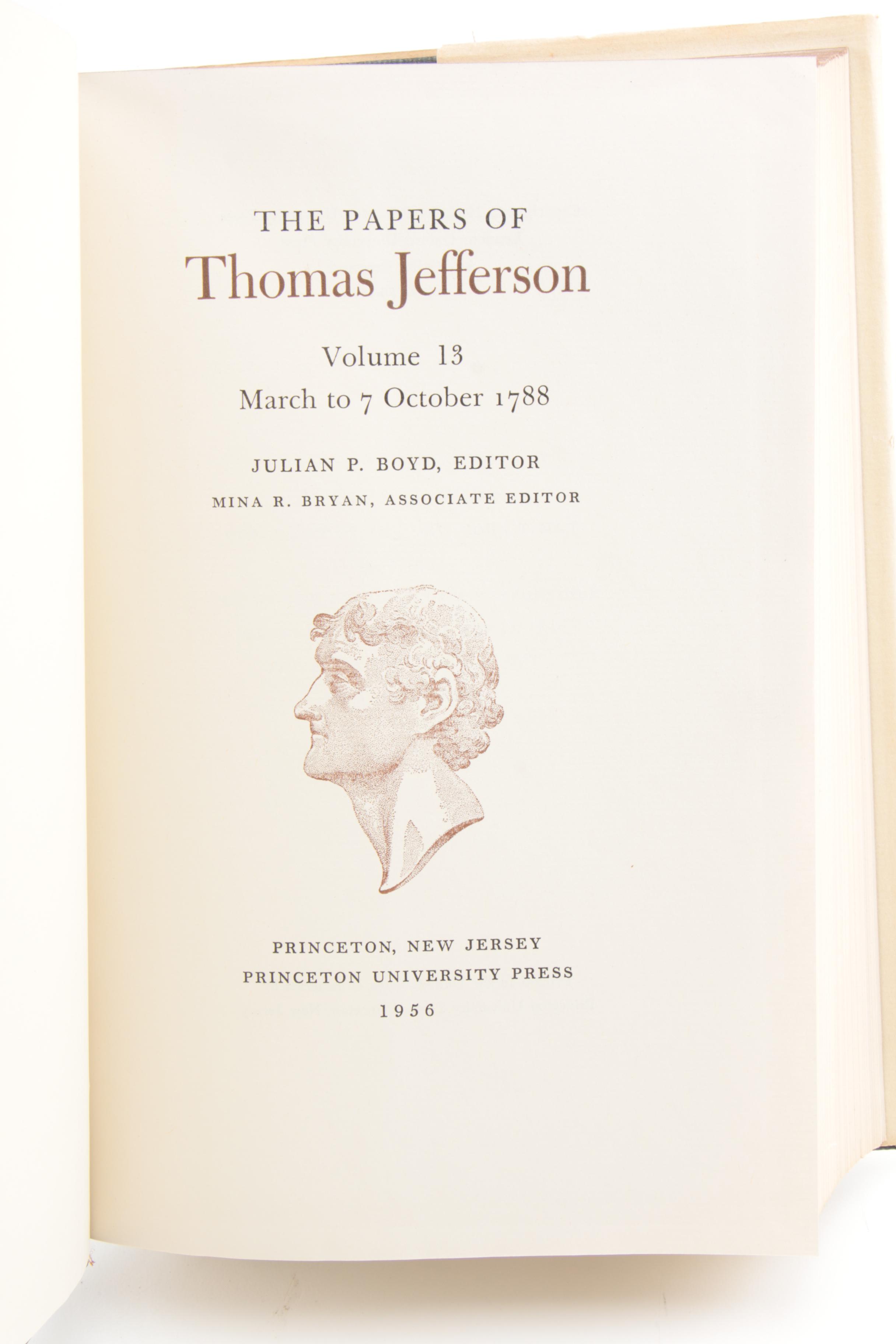 "The Papers of Thomas Jefferson" Set