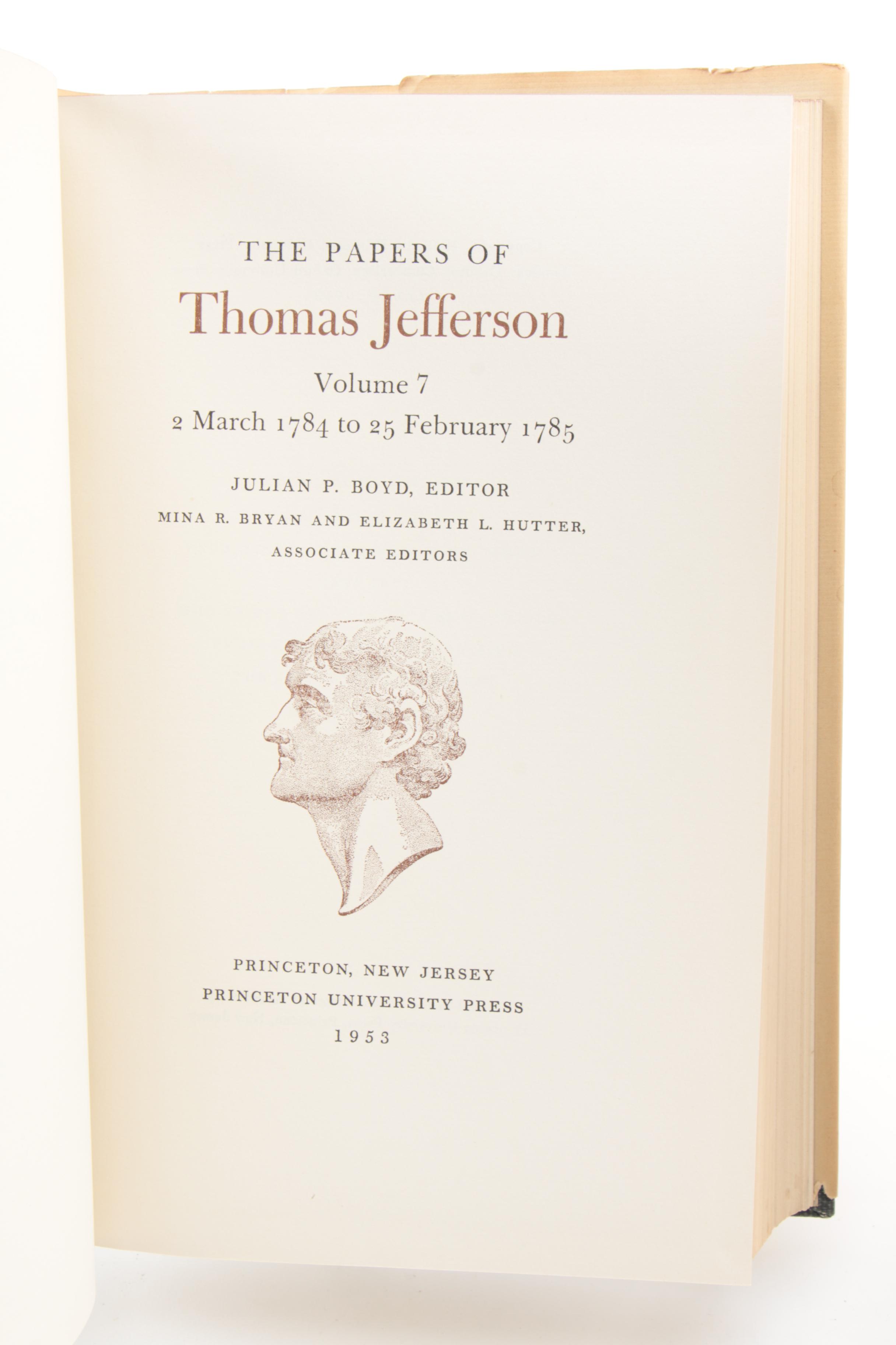 "The Papers of Thomas Jefferson" Set