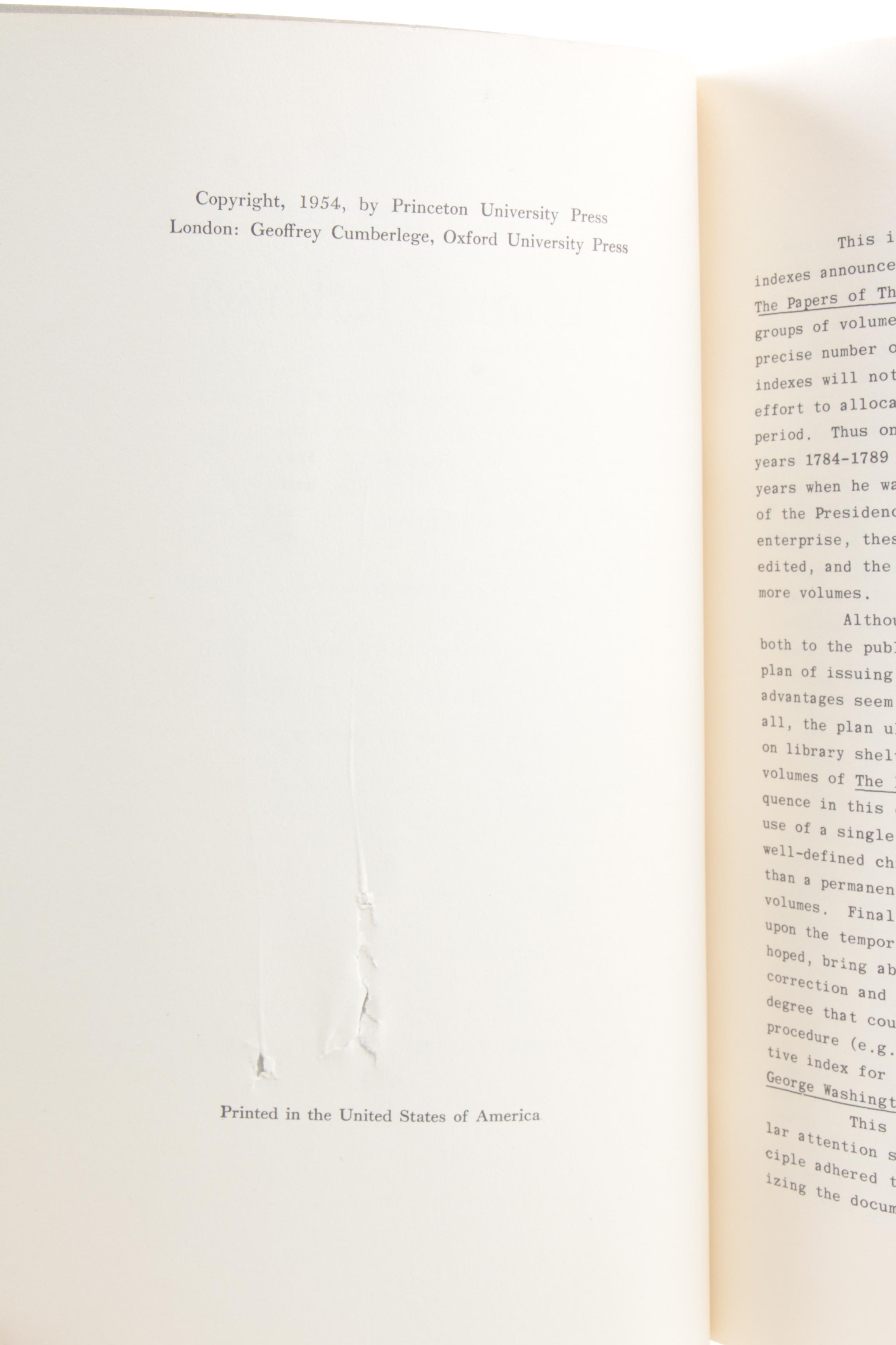 "The Papers of Thomas Jefferson" Set