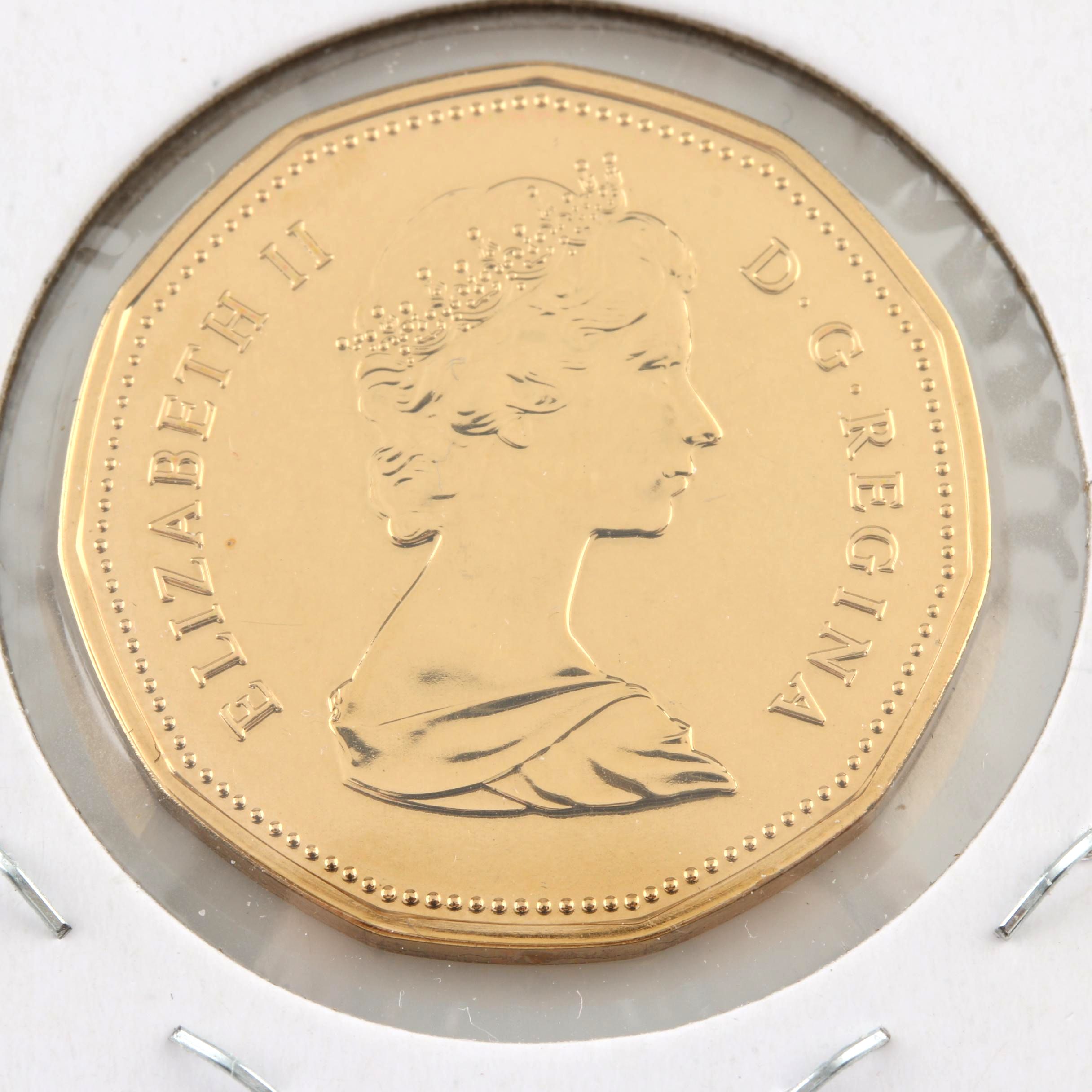 Nine Modern Canadian Proof Dollar Coins