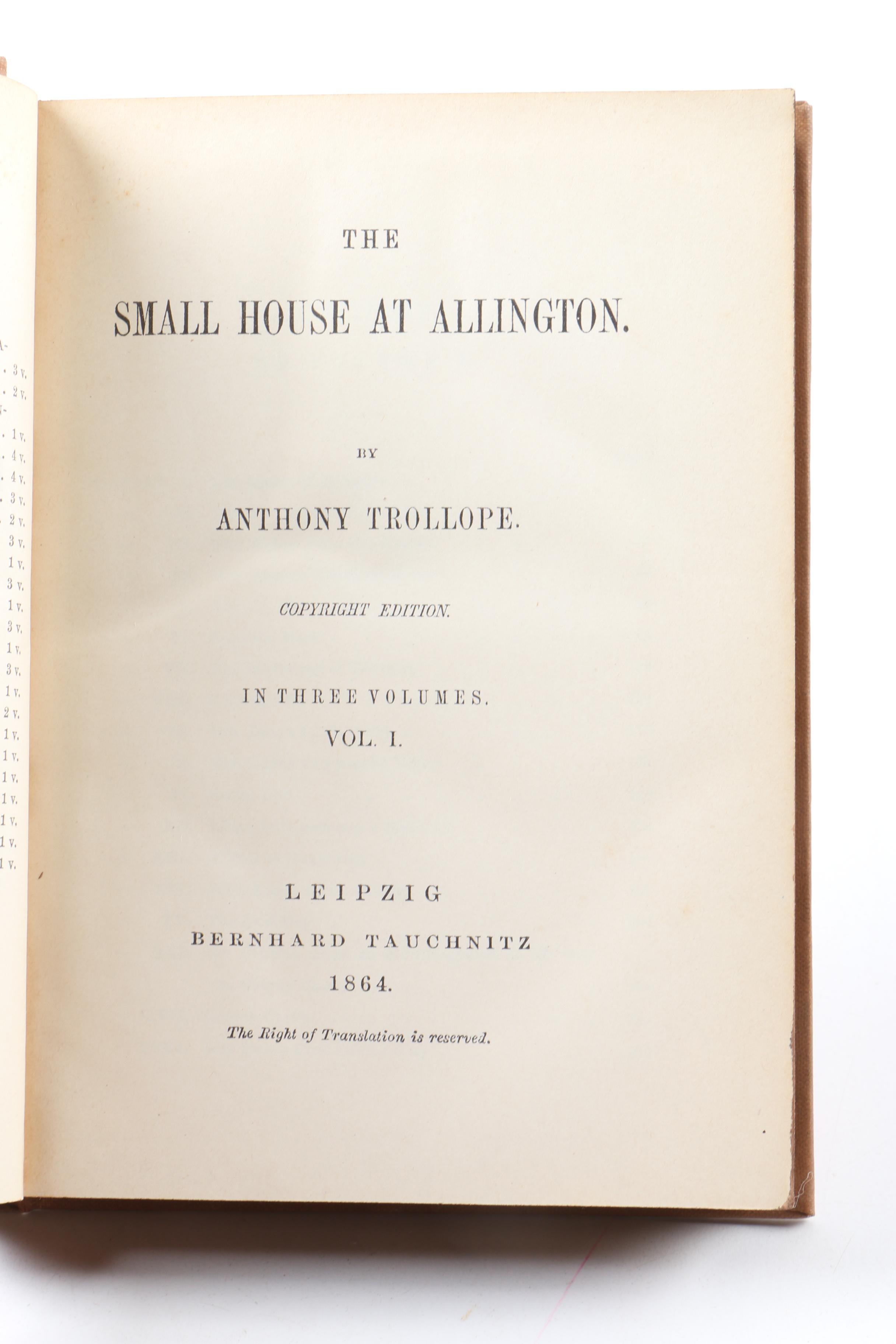 Anthony Trollope Collection