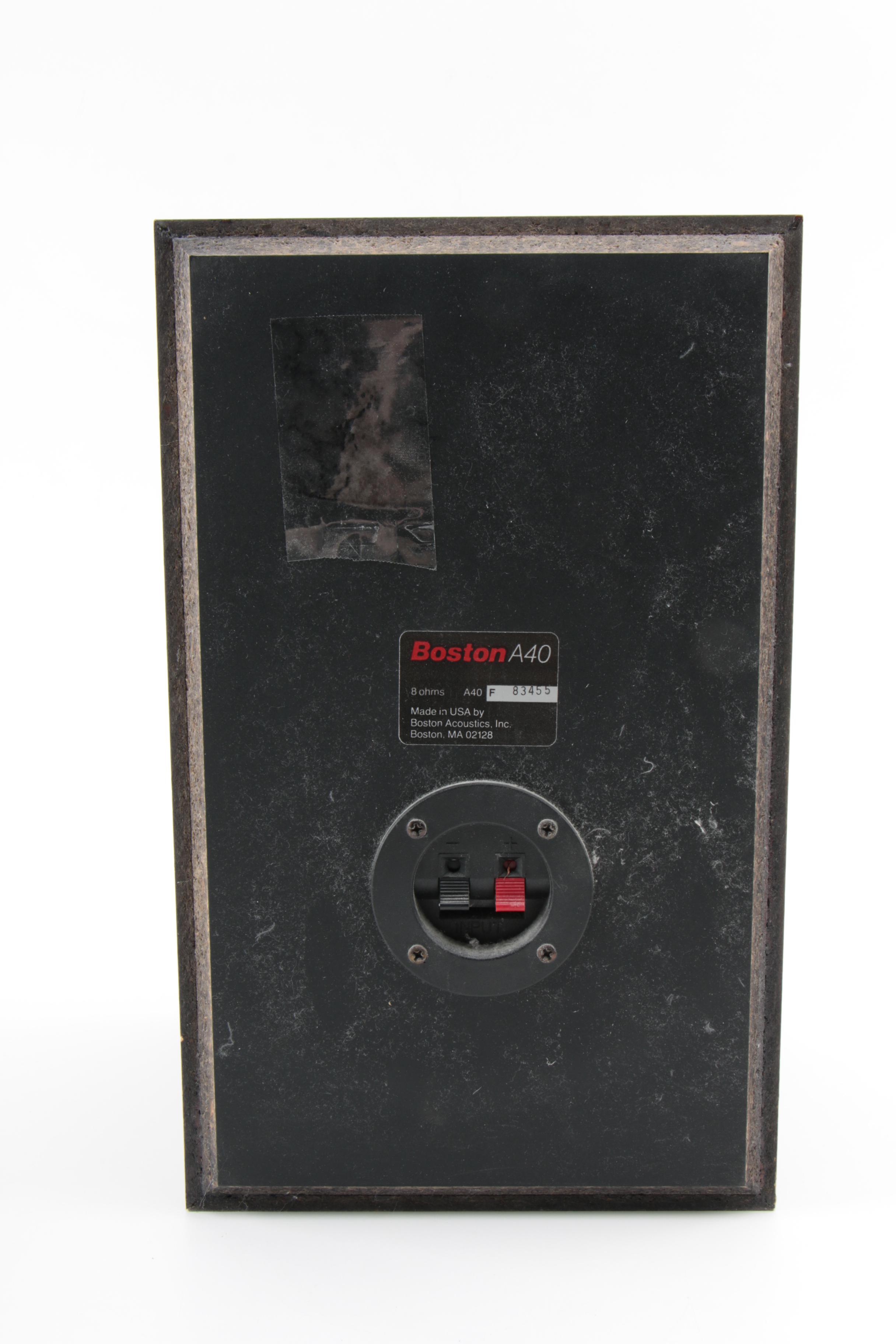 Boston Acoustic A40 Speakers